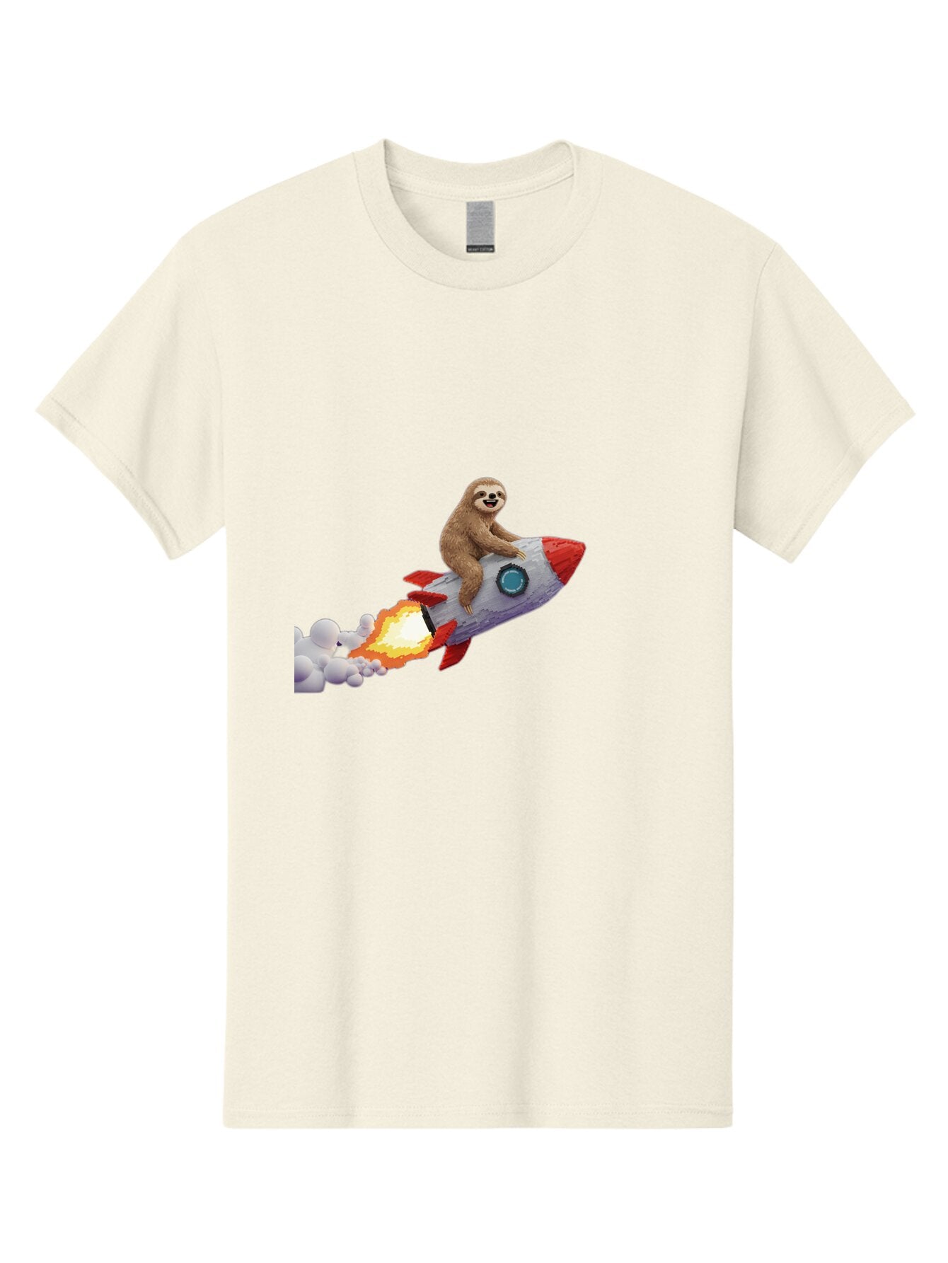 Sloth-On-Rocket-2 Men'S Graphic Tee, 100% Cotton, Comfortable Casual Summer Wear, Machine Washable, Vintage Camera, Old Camera, Antique Camera, Black Camera, Classic Photography, Photography Equipment, Nostalgic Device, Film Camera, Camera Art Ban517 10