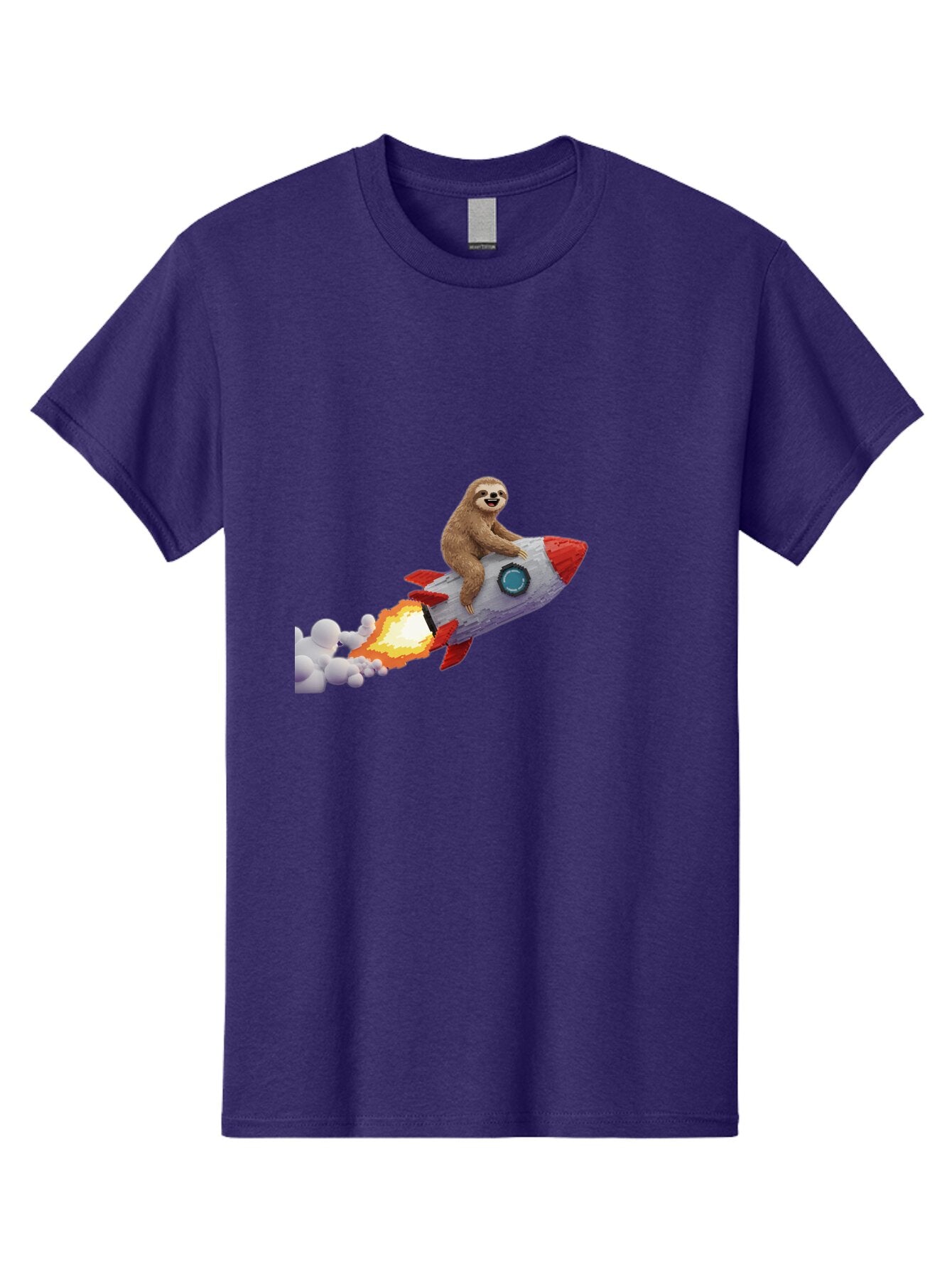 Sloth-On-Rocket-2 Men'S Graphic Tee, 100% Cotton, Comfortable Casual Summer Wear, Machine Washable, Vintage Camera, Old Camera, Antique Camera, Black Camera, Classic Photography, Photography Equipment, Nostalgic Device, Film Camera, Camera Art Ban517 13