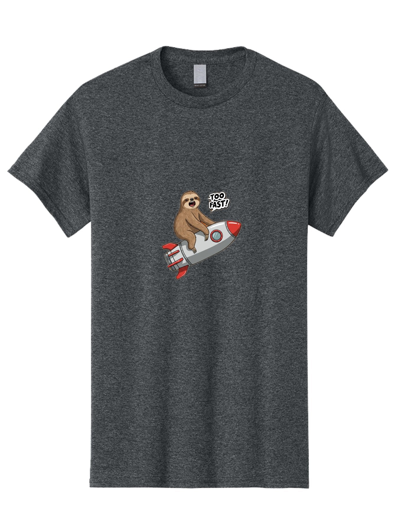 Sloth-On-Rocket-Too-Fast Men'S Graphic Tee, 100% Cotton, Comfortable Casual Summer Wear, Machine Washable, Vintage Camera, Old Camera, Antique Camera, Black Camera, Classic Photography, Photography Equipment, Nostalgic Device, Film Camera, Ban519 6