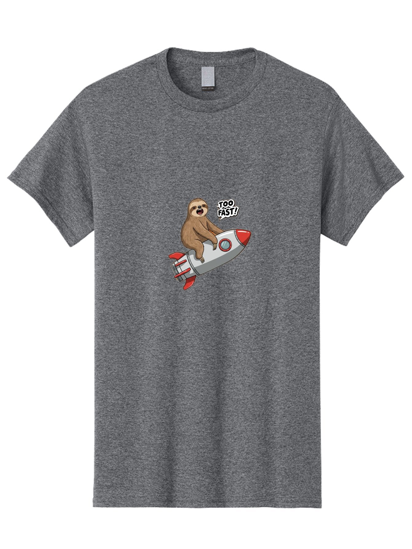 Sloth-On-Rocket-Too-Fast Men'S Graphic Tee, 100% Cotton, Comfortable Casual Summer Wear, Machine Washable, Vintage Camera, Old Camera, Antique Camera, Black Camera, Classic Photography, Photography Equipment, Nostalgic Device, Film Camera, Ban519 3