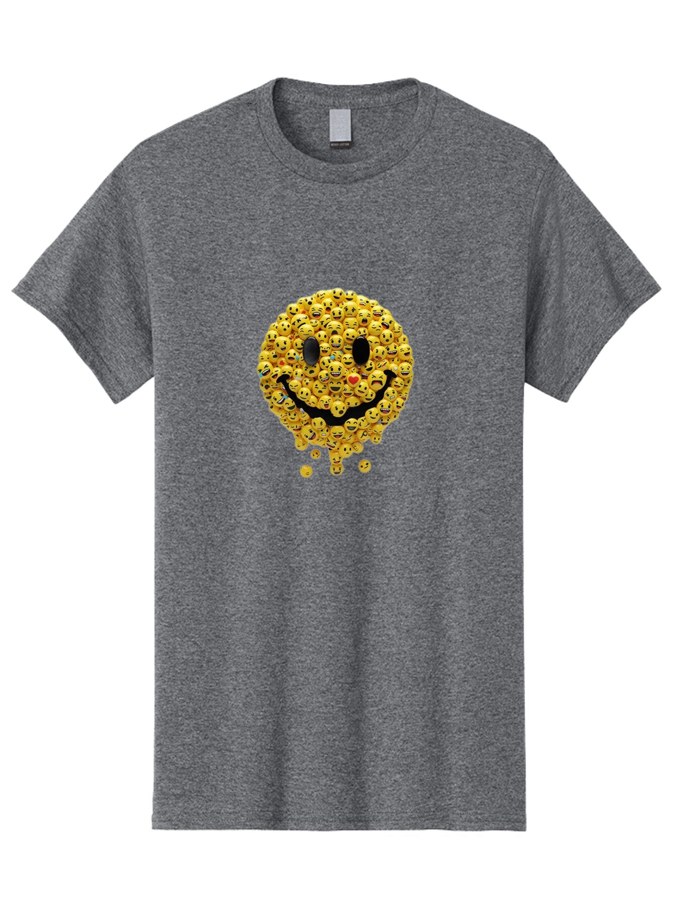 Smile-Emoji Men'S Graphic Tee, 100% Cotton, Comfortable Casual Summer Wear, Machine Washable, Vintage Camera, Old Camera, Antique Camera, Black Camera, Classic Photography, Photography Equipment, Nostalgic Device, Film Camera, Camera Art Ban524 9
