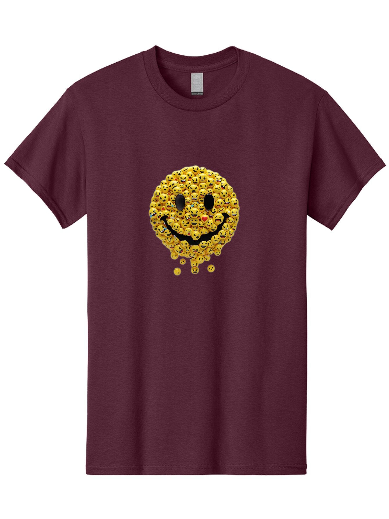 Smile-Emoji Men'S Graphic Tee, 100% Cotton, Comfortable Casual Summer Wear, Machine Washable, Vintage Camera, Old Camera, Antique Camera, Black Camera, Classic Photography, Photography Equipment, Nostalgic Device, Film Camera, Camera Art Ban524 7