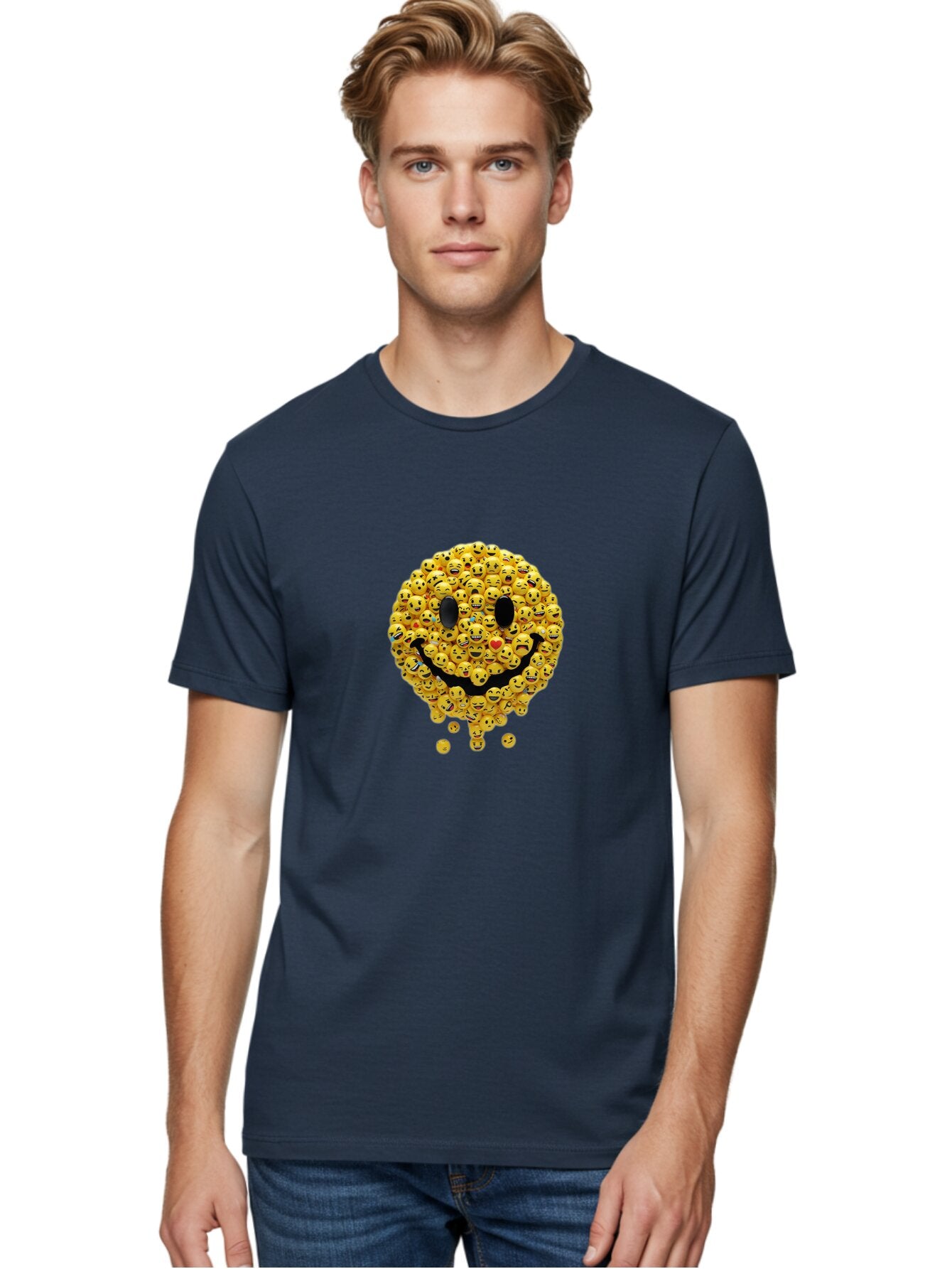 Smile-Emoji Men'S Graphic Tee, 100% Cotton, Comfortable Casual Summer Wear, Machine Washable, Vintage Camera, Old Camera, Antique Camera, Black Camera, Classic Photography, Photography Equipment, Nostalgic Device, Film Camera, Camera Art Ban524 27