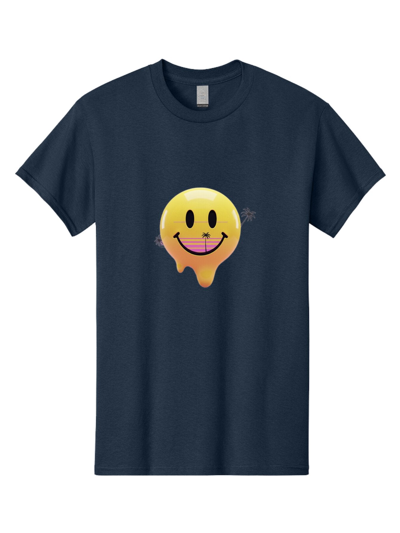 Smiley-Face-1 Men'S Graphic Tee, 100% Cotton, Comfortable Casual Summer Wear, Machine Washable, Vintage Camera, Old Camera, Antique Camera, Black Camera, Classic Photography, Photography Equipment, Nostalgic Device, Film Camera, Camera Art Ban525 3