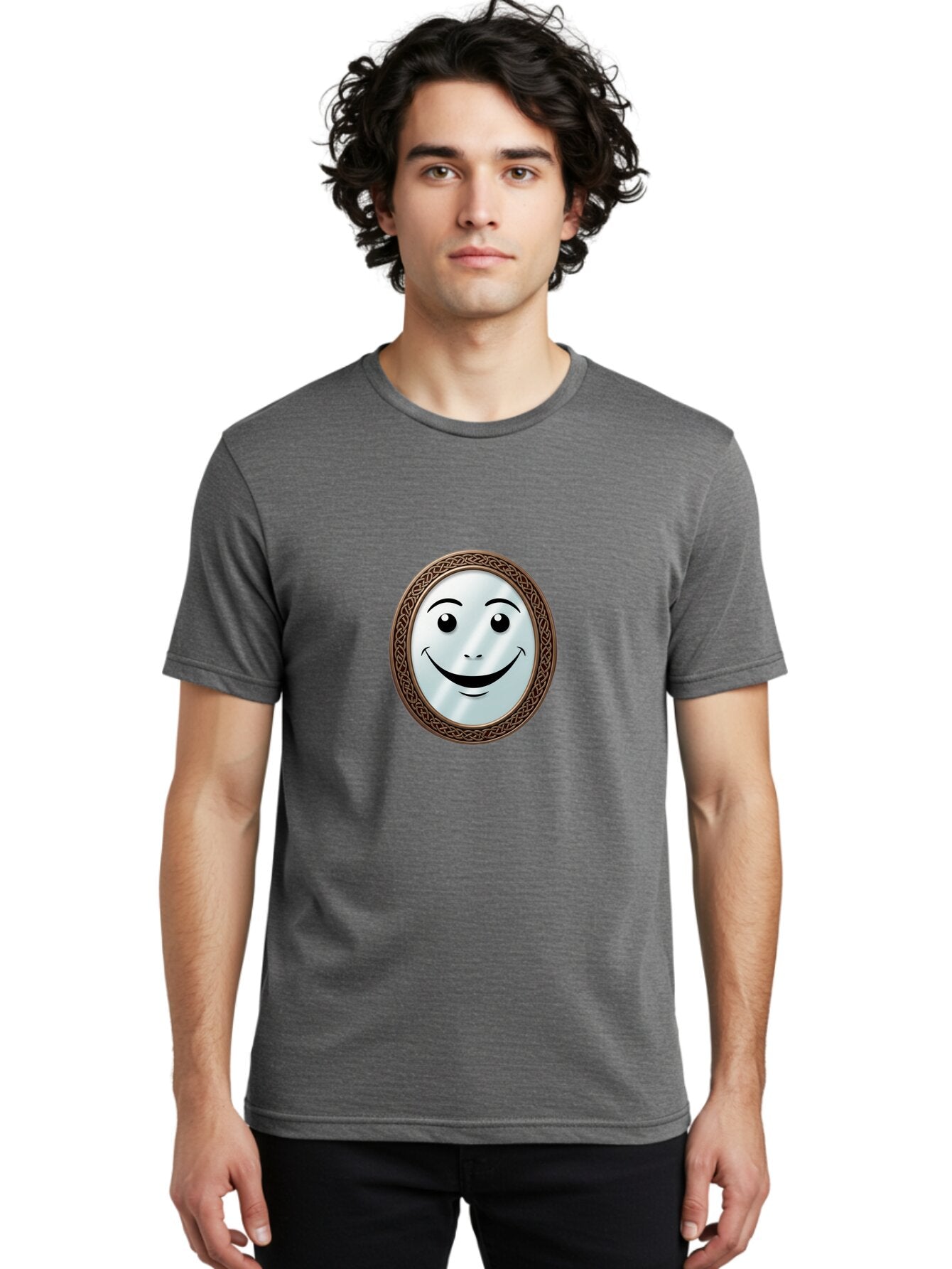 Smiley-Face Men'S Graphic Tee, 100% Cotton, Comfortable Casual Summer Wear, Machine Washable, Vintage Camera, Old Camera, Antique Camera, Black Camera, Classic Photography, Photography Equipment, Nostalgic Device, Film Camera, Camera Art Ban527 30