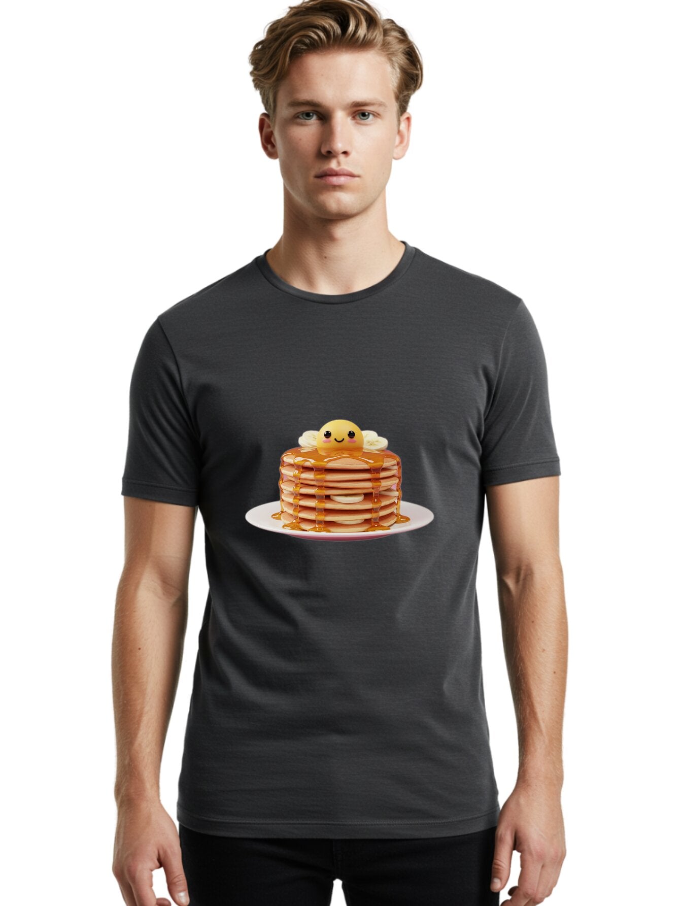 Smiling-Egg-Pancake-Stack Men'S Graphic Tee, 100% Cotton, Comfortable Casual Summer Wear, Machine Washable, Vintage Camera, Old Camera, Antique Camera, Black Camera, Classic Photography, Photography Equipment, Nostalgic Device, Film Camera, Ban535 22
