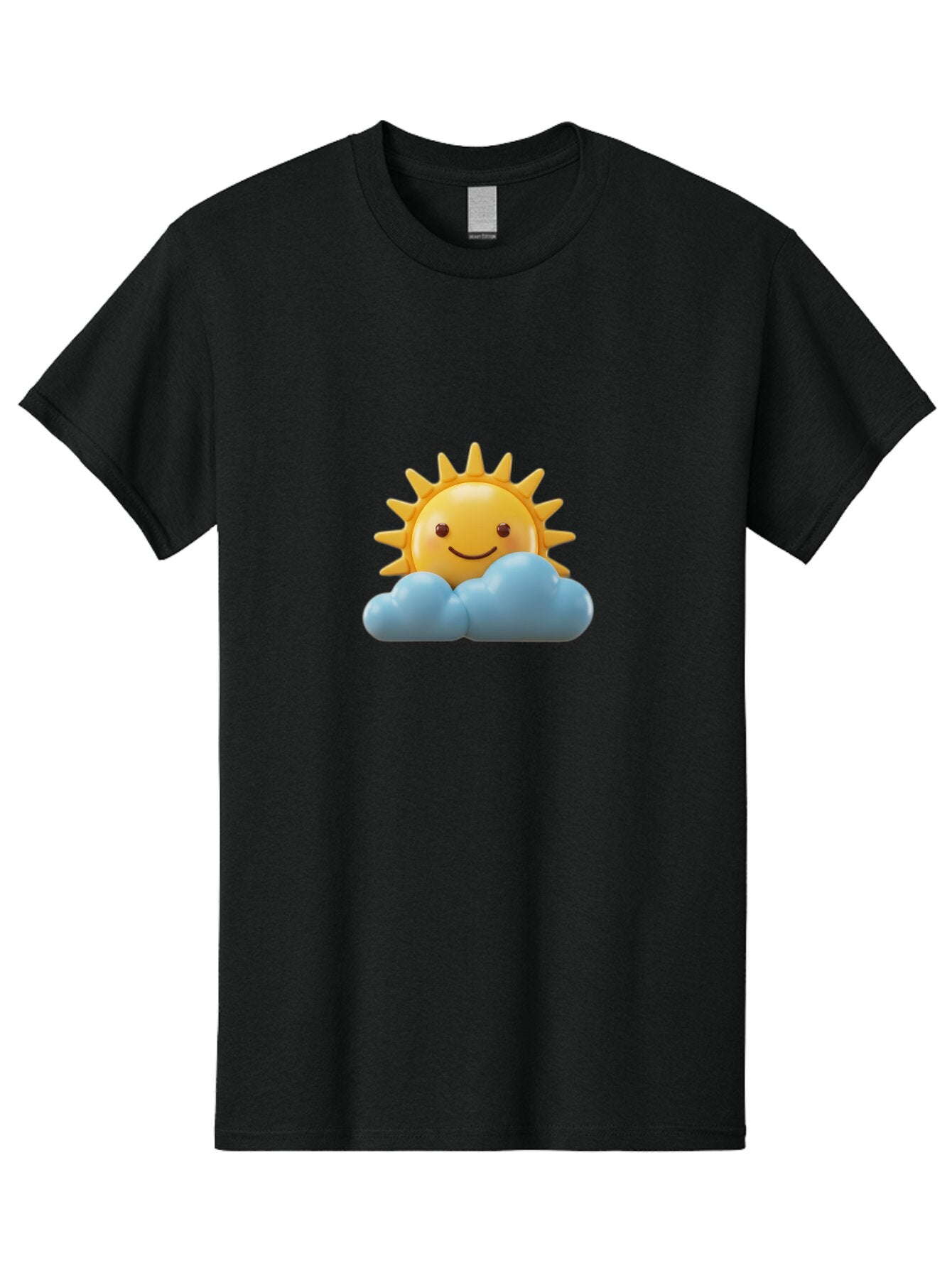Smiling-Sun-Behind-Clouds Men'S Graphic Tee, 100% Cotton, Comfortable Casual Summer Wear, Machine Washable, Vintage Camera, Old Camera, Antique Camera, Black Camera, Classic Photography, Photography Equipment, Nostalgic Device, Film Camera, Ban544 5