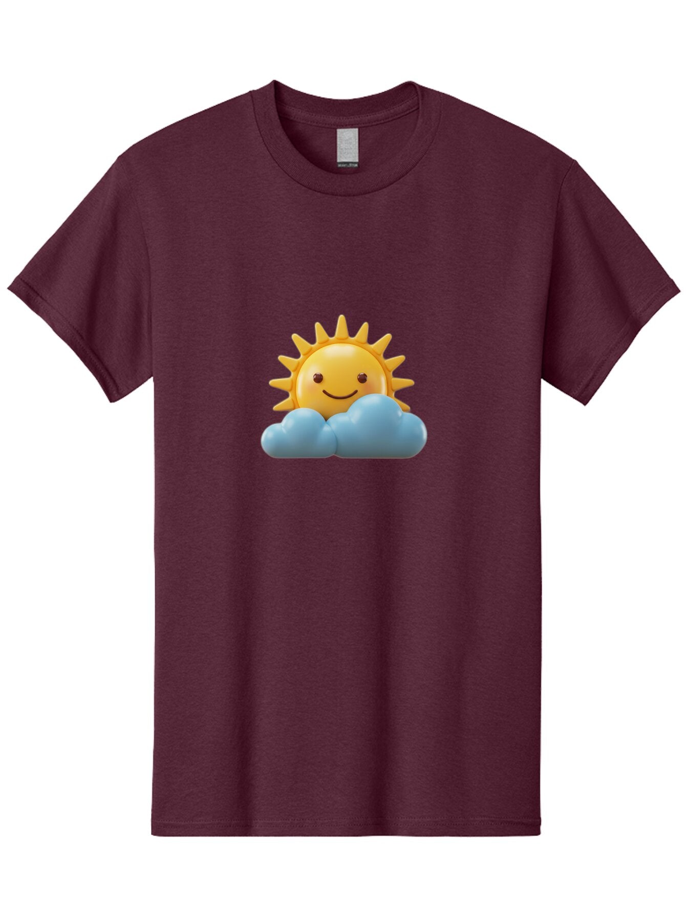 Smiling-Sun-Behind-Clouds Men'S Graphic Tee, 100% Cotton, Comfortable Casual Summer Wear, Machine Washable, Vintage Camera, Old Camera, Antique Camera, Black Camera, Classic Photography, Photography Equipment, Nostalgic Device, Film Camera, Ban544 4