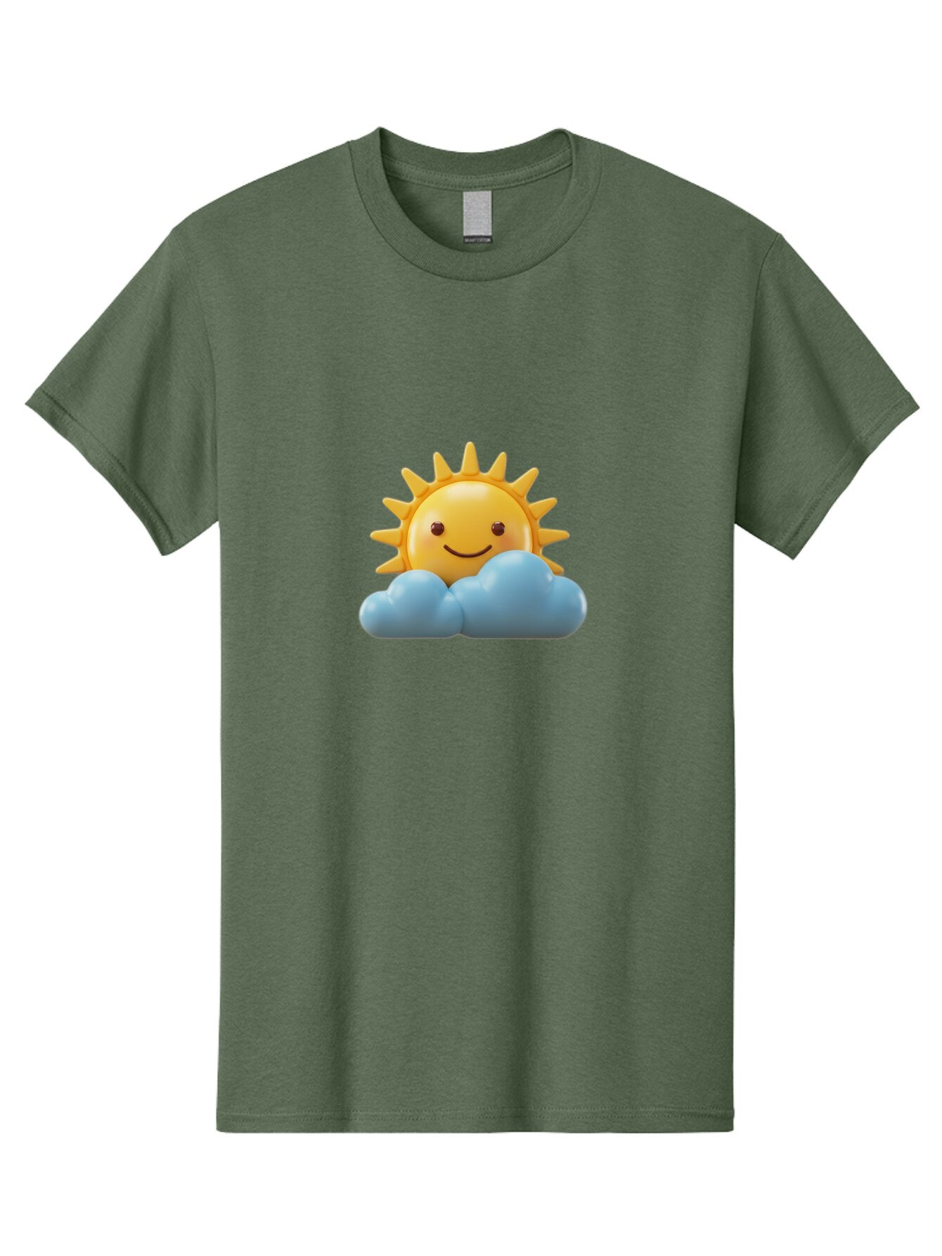 Smiling-Sun-Behind-Clouds Men'S Graphic Tee, 100% Cotton, Comfortable Casual Summer Wear, Machine Washable, Vintage Camera, Old Camera, Antique Camera, Black Camera, Classic Photography, Photography Equipment, Nostalgic Device, Film Camera, Ban544 3