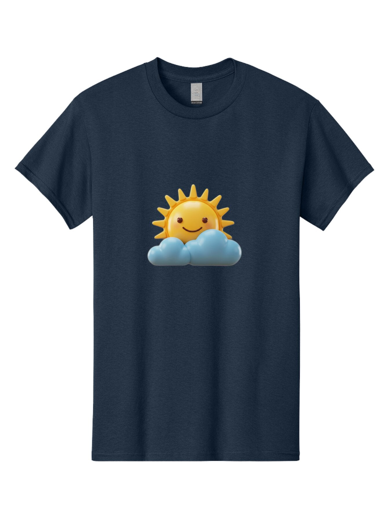 Smiling-Sun-Behind-Clouds Men'S Graphic Tee, 100% Cotton, Comfortable Casual Summer Wear, Machine Washable, Vintage Camera, Old Camera, Antique Camera, Black Camera, Classic Photography, Photography Equipment, Nostalgic Device, Film Camera, Ban544 8