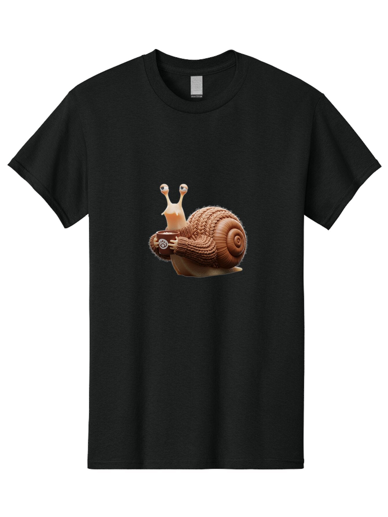Snail-Sipping-Coffee Men'S Graphic Tee, 100% Cotton, Comfortable Casual Summer Wear, Machine Washable, Vintage Camera, Old Camera, Antique Camera, Black Camera, Classic Photography, Photography Equipment, Nostalgic Device, Film Camera, Ban561 5
