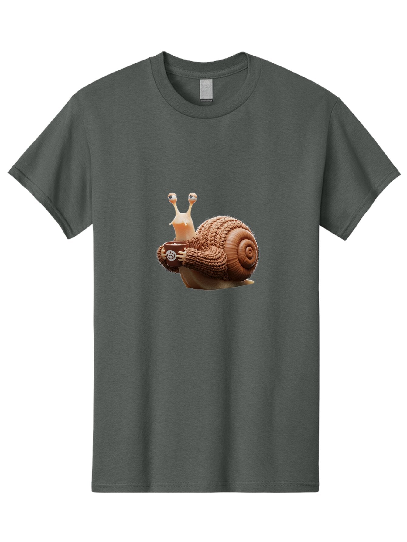 Snail-Sipping-Coffee Men'S Graphic Tee, 100% Cotton, Comfortable Casual Summer Wear, Machine Washable, Vintage Camera, Old Camera, Antique Camera, Black Camera, Classic Photography, Photography Equipment, Nostalgic Device, Film Camera, Ban561 4