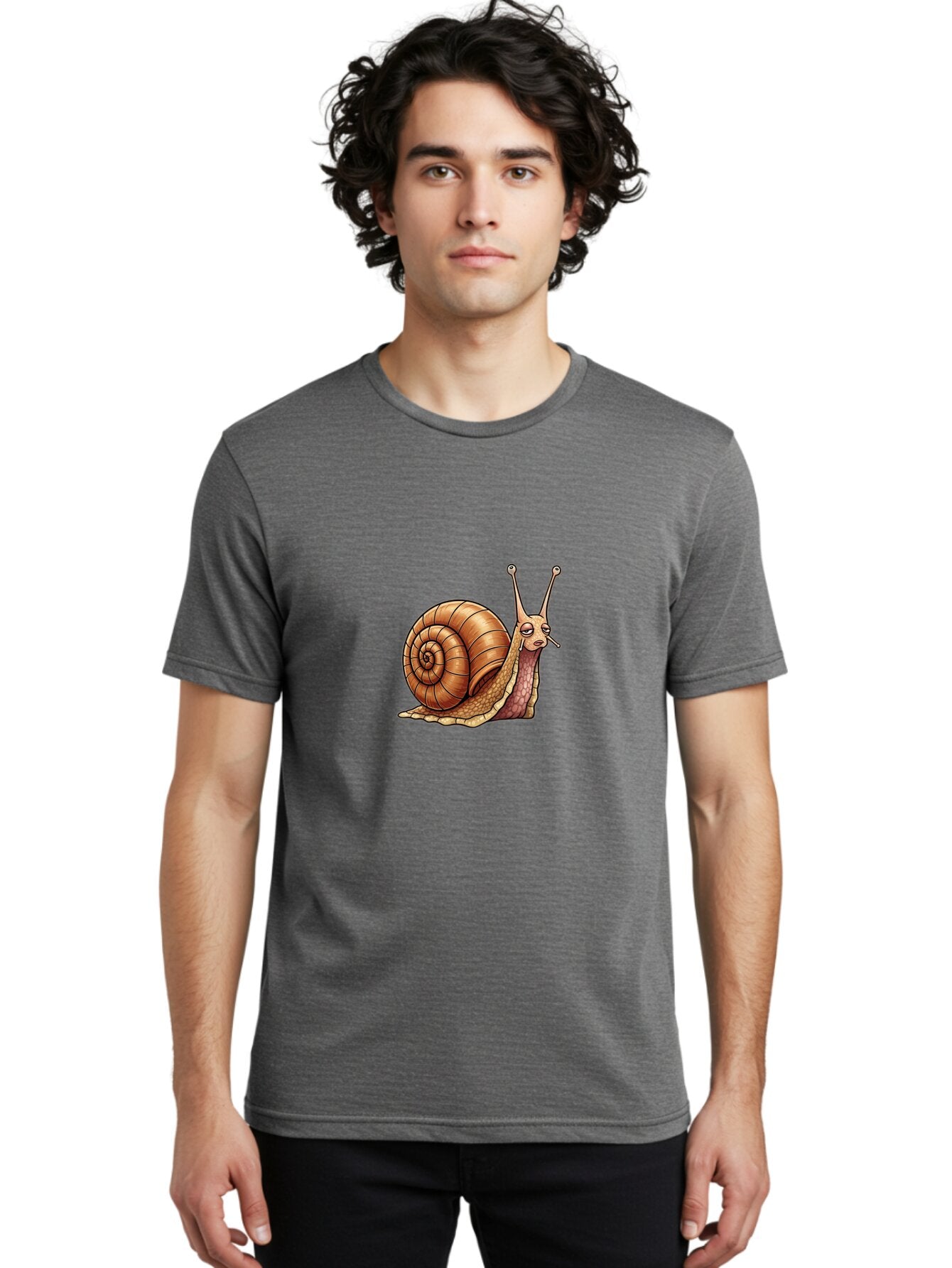 Snail-Smoking-1 Men'S Graphic Tee, 100% Cotton, Comfortable Casual Summer Wear, Machine Washable, Vintage Camera, Old Camera, Antique Camera, Black Camera, Classic Photography, Photography Equipment, Nostalgic Device, Film Camera, Camera Art Ban562 18