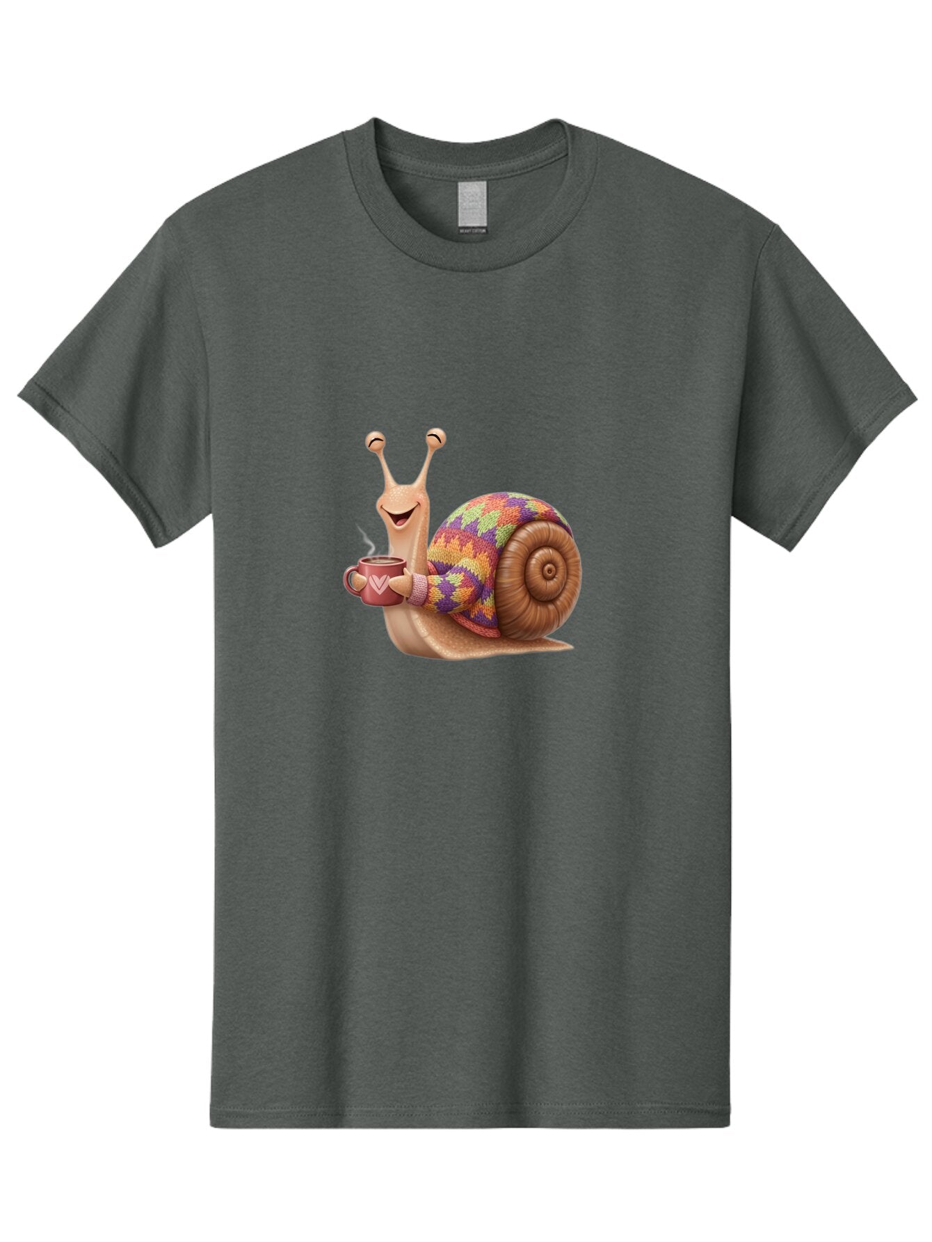 Snail-With-Coffee-Mug Men'S Graphic Tee, 100% Cotton, Comfortable Casual Summer Wear, Machine Washable, Vintage Camera, Old Camera, Antique Camera, Black Camera, Classic Photography, Photography Equipment, Nostalgic Device, Film Camera, Ban566 4