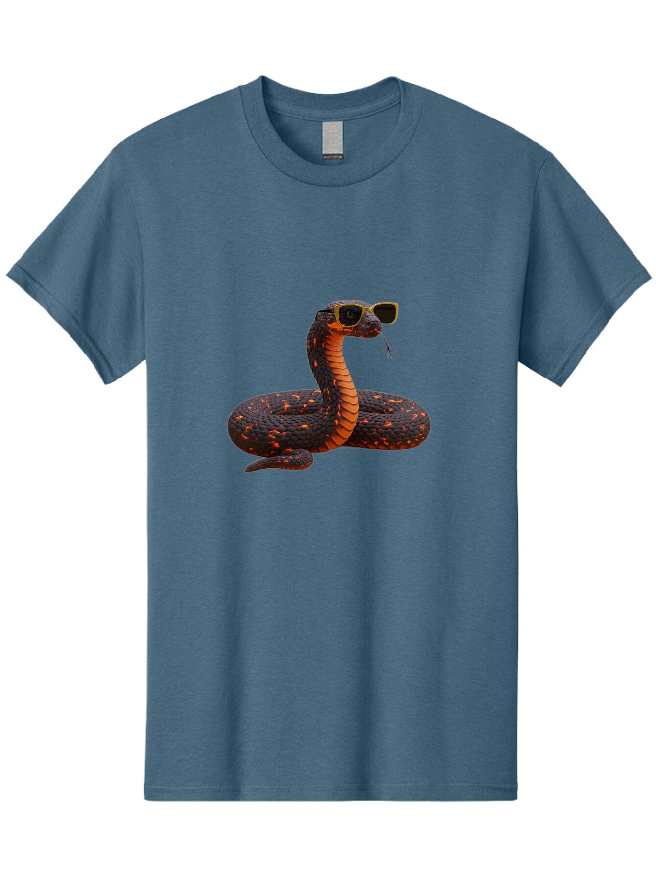 Snake-In-Sunglasses Men'S Graphic Tee, 100% Cotton, Comfortable Casual Summer Wear, Machine Washable, Vintage Camera, Old Camera, Antique Camera, Black Camera, Classic Photography, Photography Equipment, Nostalgic Device, Film Camera, Ban578 5