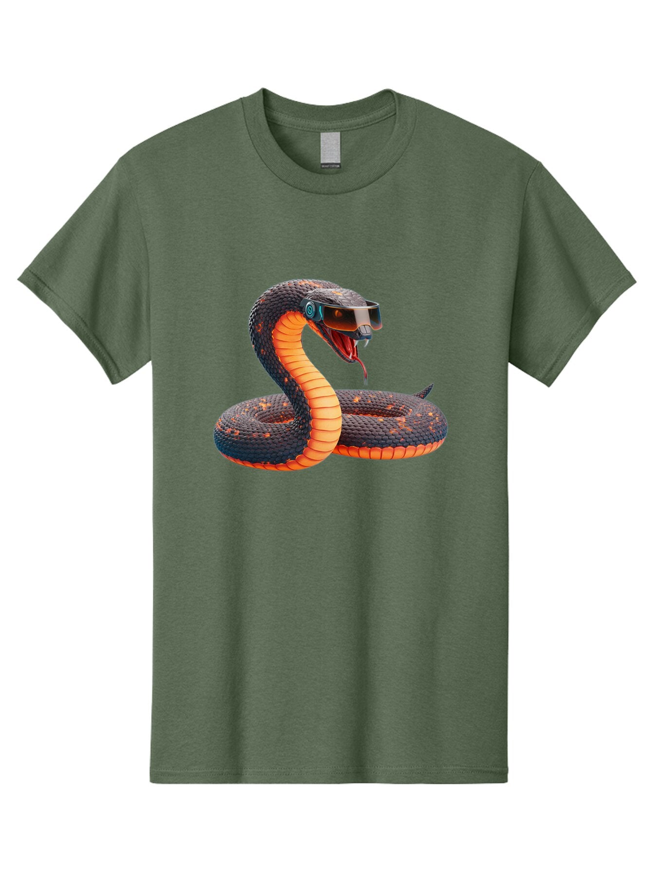 Snake-Vr-Goggles Men'S Graphic Tee, 100% Cotton, Comfortable Casual Summer Wear, Machine Washable, Vintage Camera, Old Camera, Antique Camera, Black Camera, Classic Photography, Photography Equipment, Nostalgic Device, Film Camera, Camera Art Ban581 8