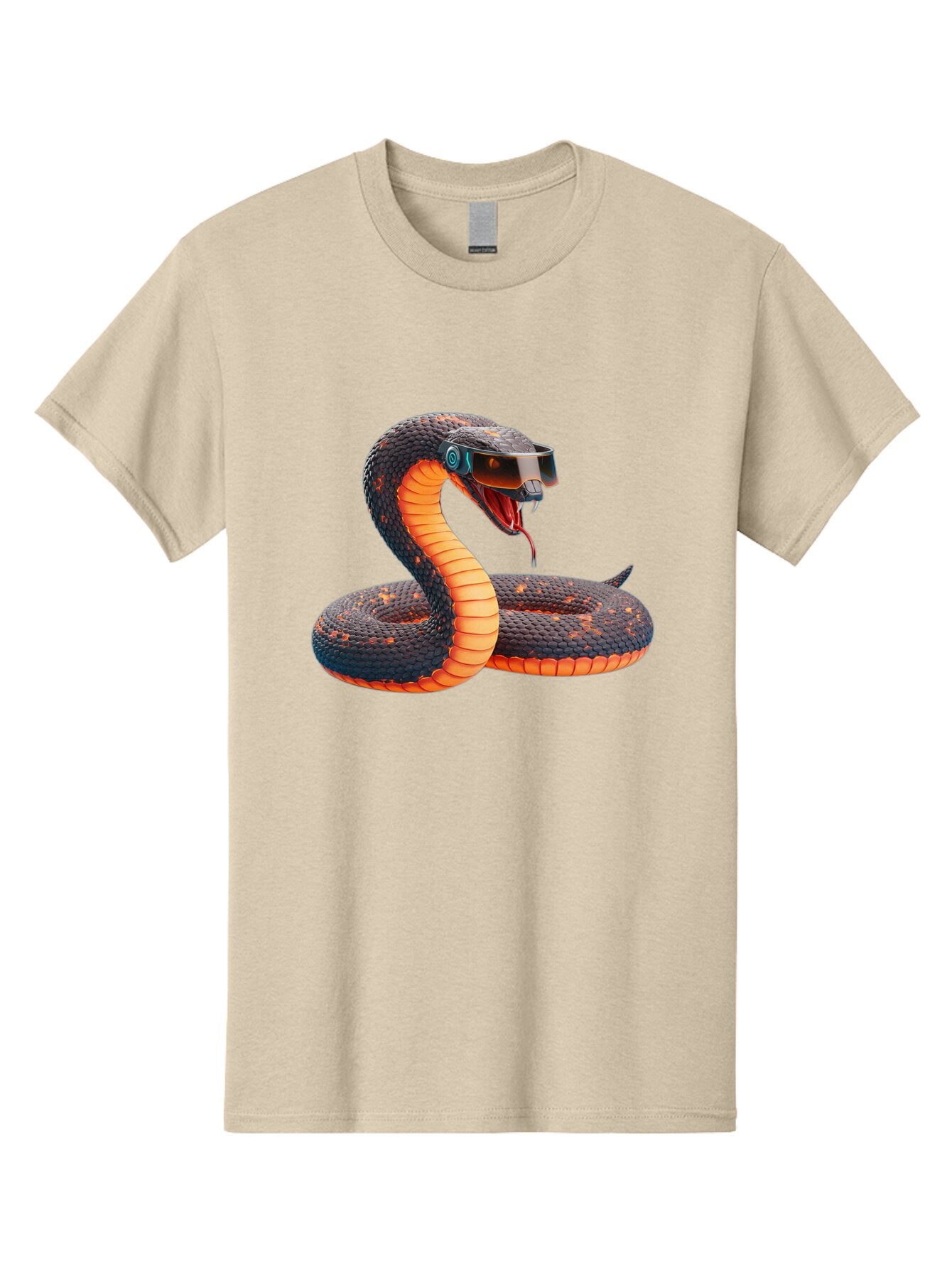 Snake-Vr-Goggles Men'S Graphic Tee, 100% Cotton, Comfortable Casual Summer Wear, Machine Washable, Vintage Camera, Old Camera, Antique Camera, Black Camera, Classic Photography, Photography Equipment, Nostalgic Device, Film Camera, Camera Art Ban581 14