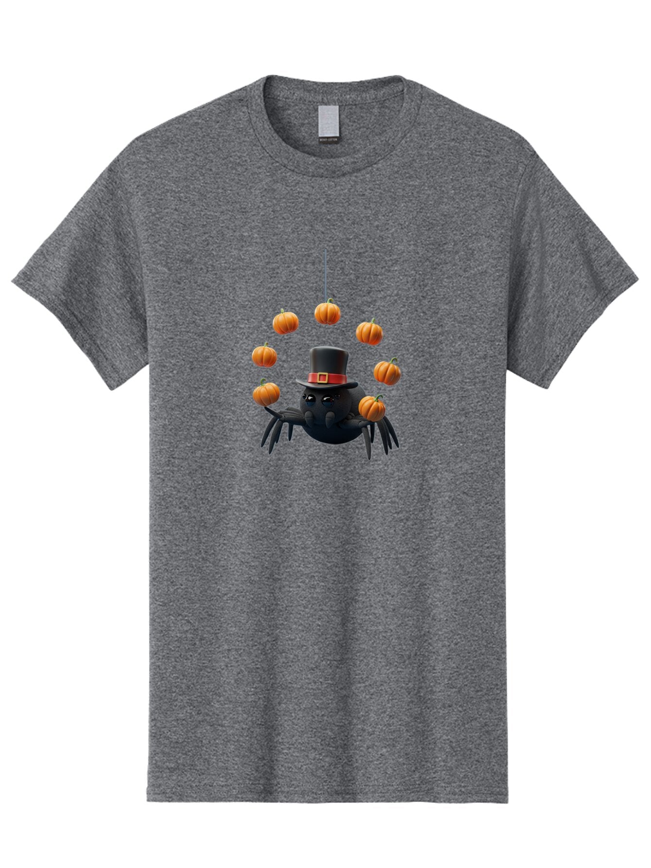 Spider-With-Pumpkins-1 Men'S Graphic Tee, 100% Cotton, Comfortable Casual Summer Wear, Machine Washable, Vintage Camera, Old Camera, Antique Camera, Black Camera, Classic Photography, Photography Equipment, Nostalgic Device, Film Camera, Ban596 6