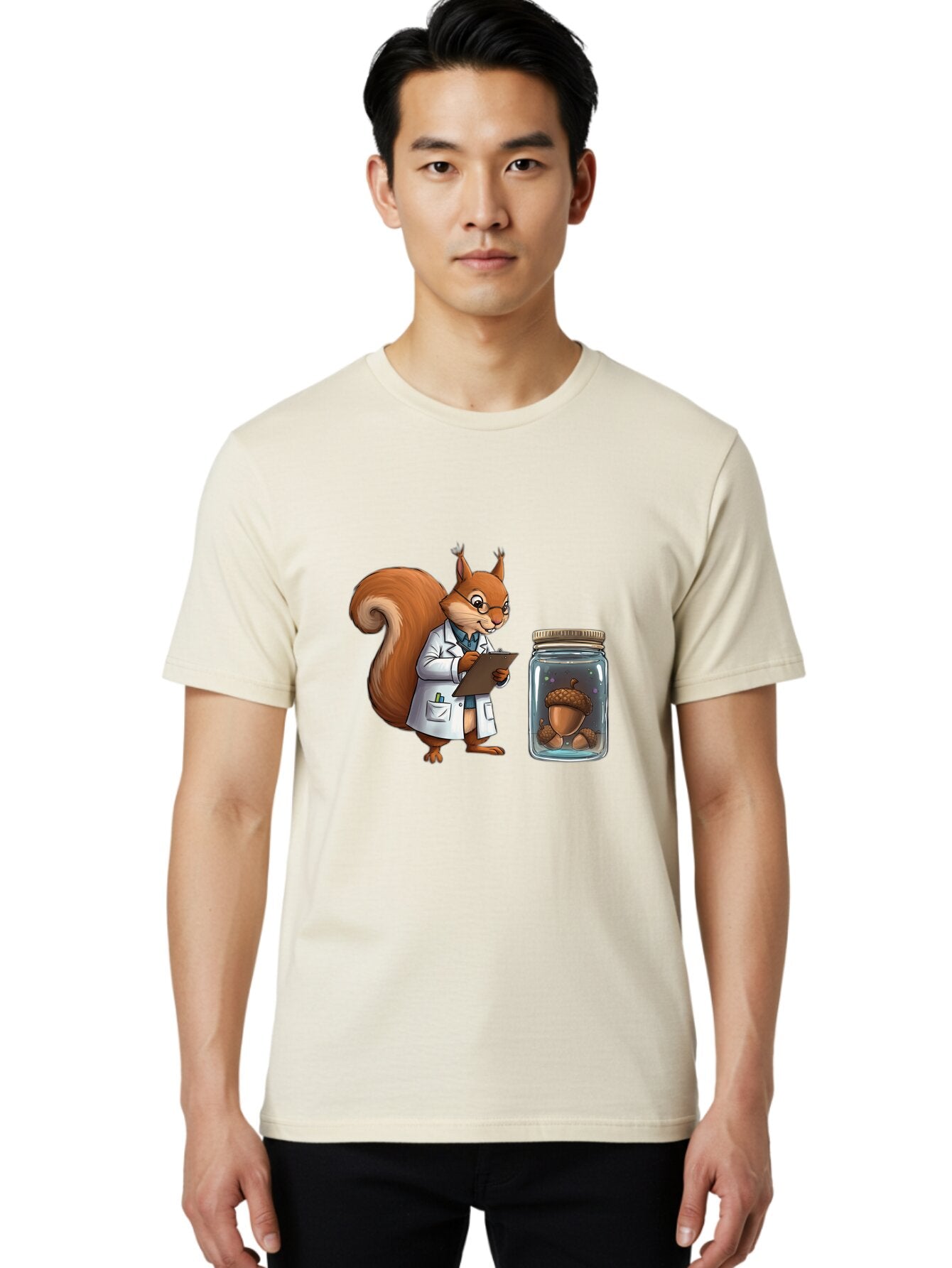 Squirrel-Scientist Men'S Graphic Tee, 100% Cotton, Comfortable Casual Summer Wear, Machine Washable, Vintage Camera, Old Camera, Antique Camera, Black Camera, Classic Photography, Photography Equipment, Nostalgic Device, Film Camera, Ban603 10