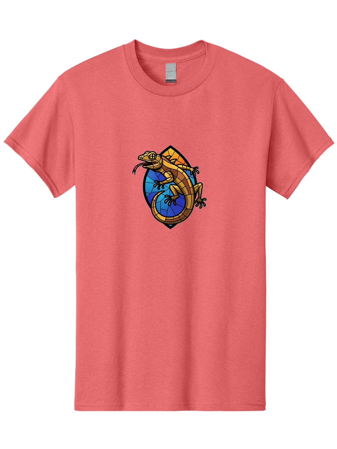 Stained-Glass-Iguana Men'S Graphic Tee, 100% Cotton, Comfortable Casual Summer Wear, Machine Washable, Vintage Camera, Old Camera, Antique Camera, Black Camera, Classic Photography, Photography Equipment, Nostalgic Device, Film Camera, Ban604 3