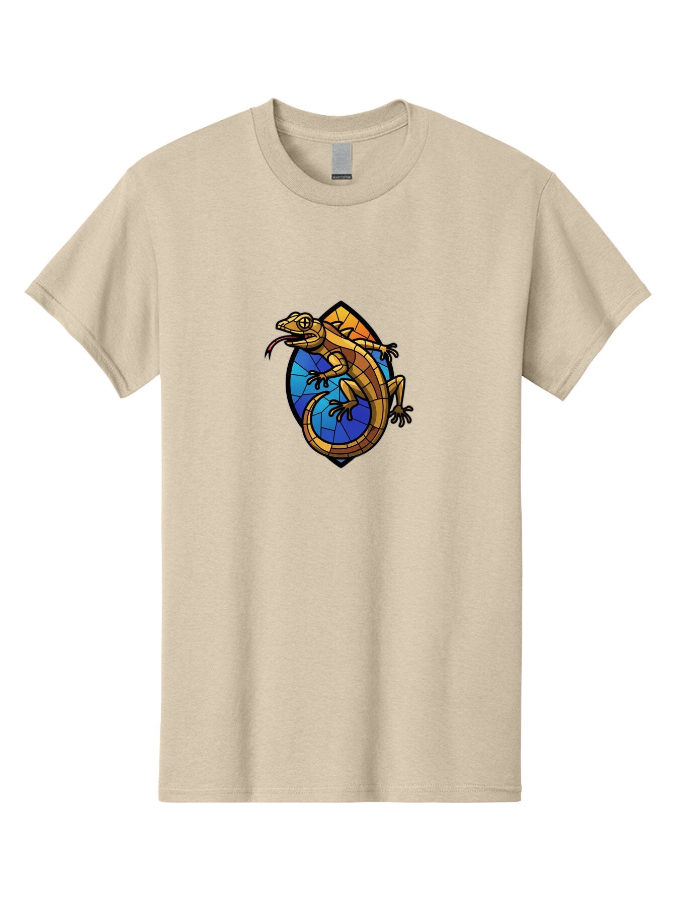 Stained-Glass-Iguana Men'S Graphic Tee, 100% Cotton, Comfortable Casual Summer Wear, Machine Washable, Vintage Camera, Old Camera, Antique Camera, Black Camera, Classic Photography, Photography Equipment, Nostalgic Device, Film Camera, Ban604 15