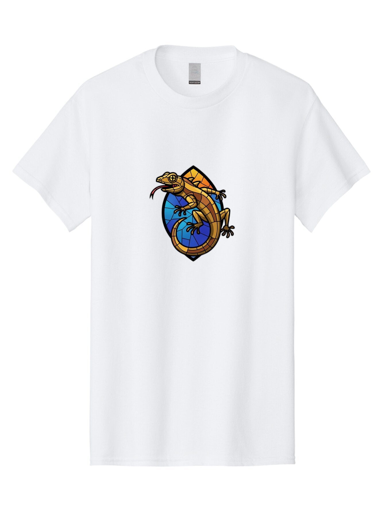 Stained-Glass-Iguana Men'S Graphic Tee, 100% Cotton, Comfortable Casual Summer Wear, Machine Washable, Vintage Camera, Old Camera, Antique Camera, Black Camera, Classic Photography, Photography Equipment, Nostalgic Device, Film Camera, Ban604 11