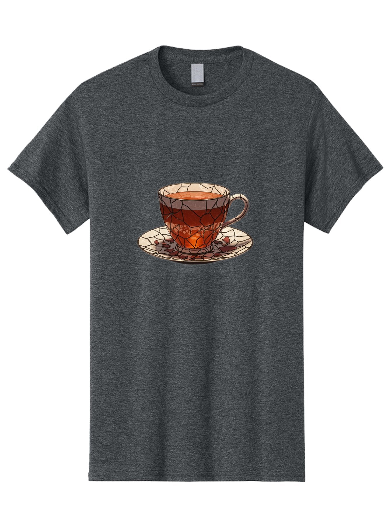 Stained-Glass-Tea-Cup Men'S Graphic Tee, 100% Cotton, Comfortable Casual Summer Wear, Machine Washable, Vintage Camera, Old Camera, Antique Camera, Black Camera, Classic Photography, Photography Equipment, Nostalgic Device, Film Camera, Ban605 15