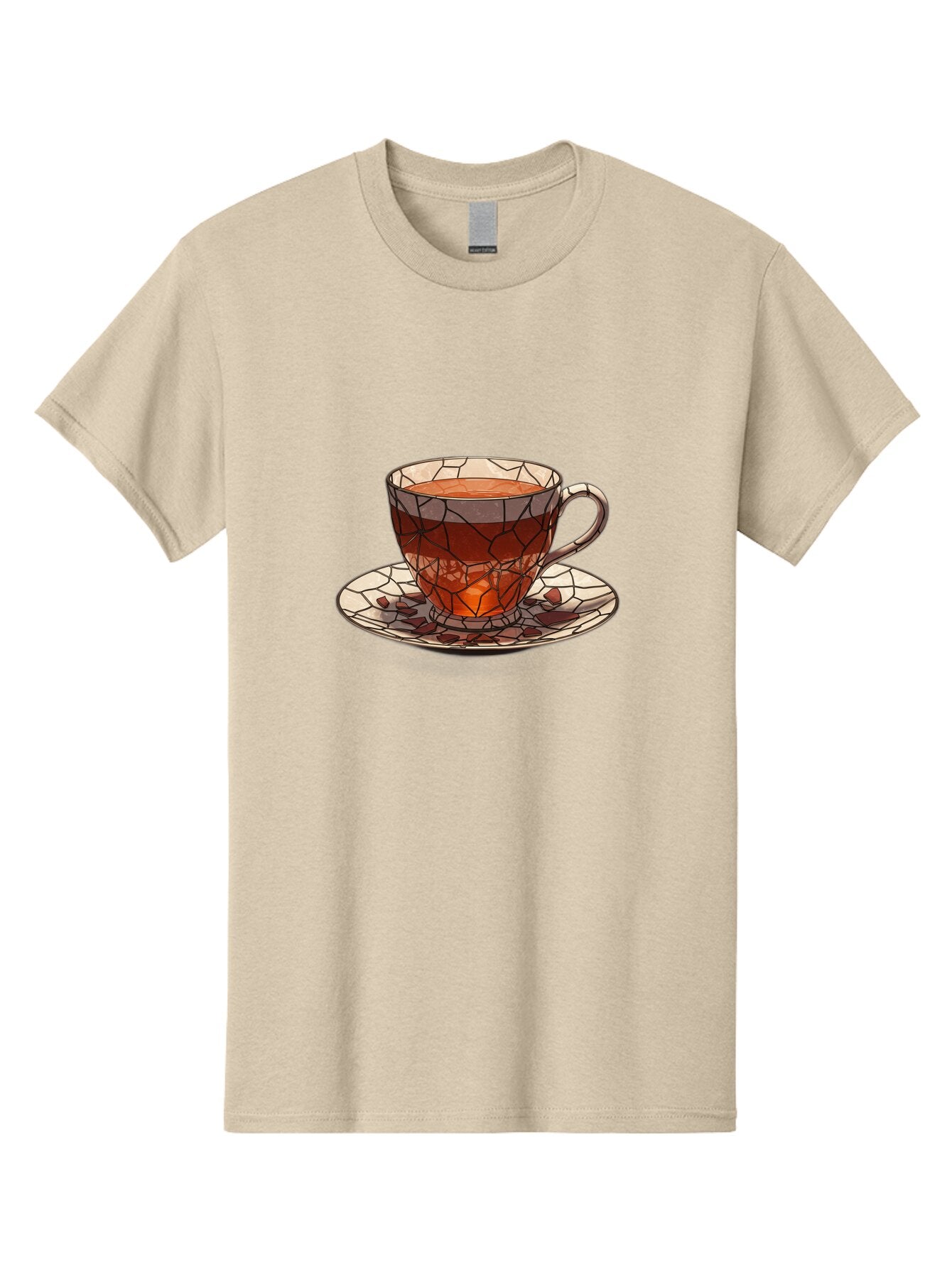 Stained-Glass-Tea-Cup Men'S Graphic Tee, 100% Cotton, Comfortable Casual Summer Wear, Machine Washable, Vintage Camera, Old Camera, Antique Camera, Black Camera, Classic Photography, Photography Equipment, Nostalgic Device, Film Camera, Ban605 11