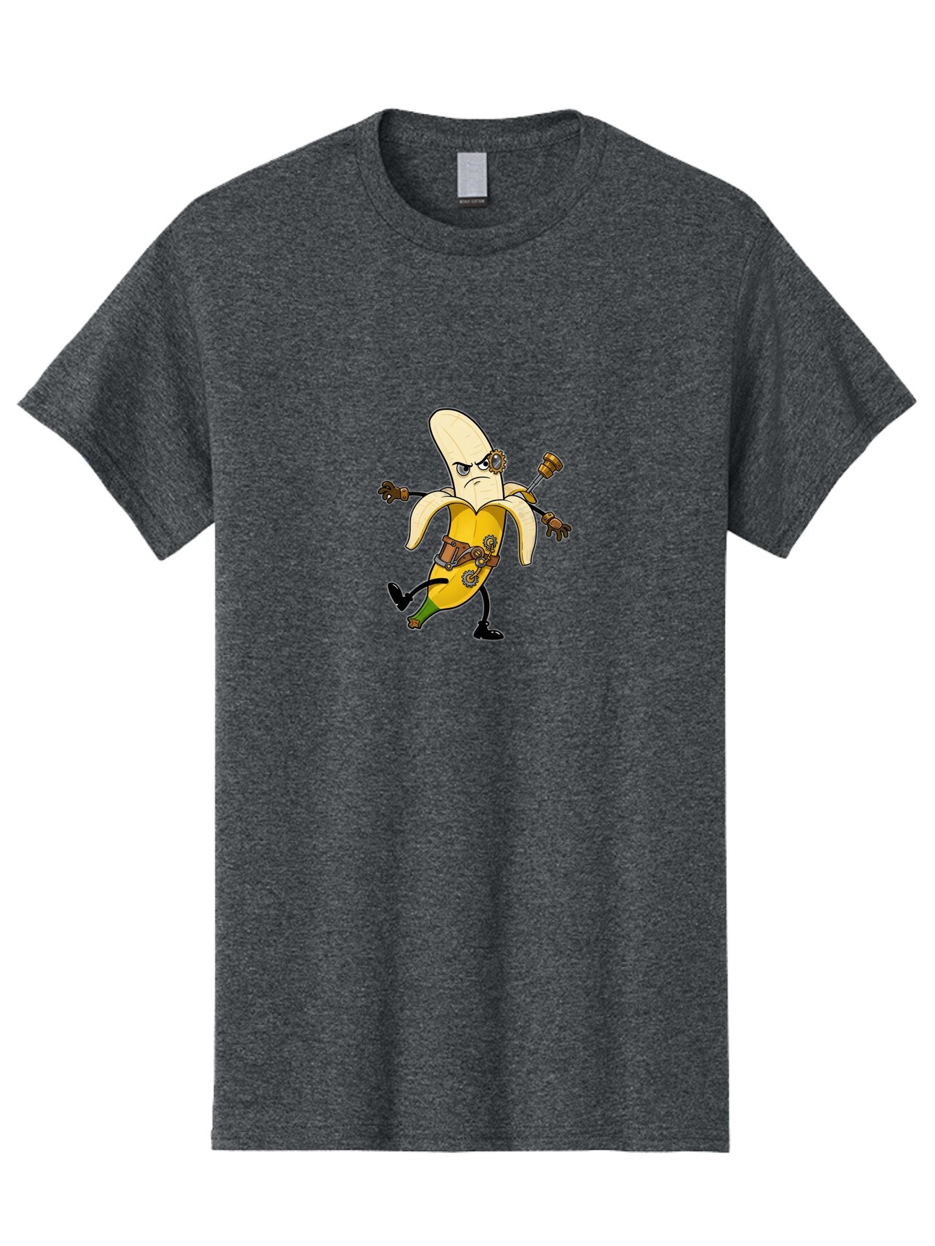 Steampunk-Banana-Dancer Men'S Graphic Tee, 100% Cotton, Comfortable Casual Summer Wear, Machine Washable, Vintage Camera, Old Camera, Antique Camera, Black Camera, Classic Photography, Photography Equipment, Nostalgic Device, Film Camera, Ban611 7
