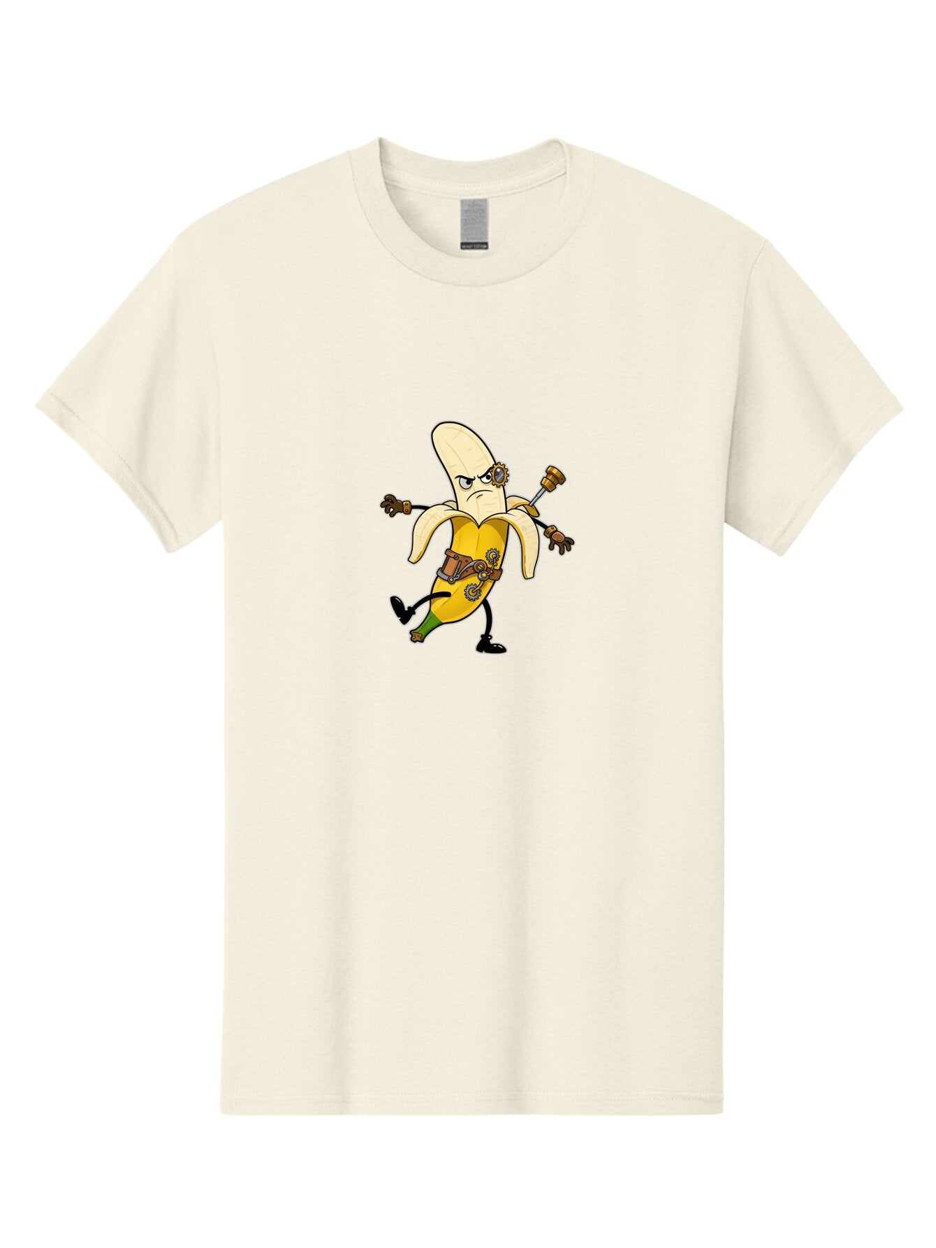 Steampunk-Banana-Dancer Men'S Graphic Tee, 100% Cotton, Comfortable Casual Summer Wear, Machine Washable, Vintage Camera, Old Camera, Antique Camera, Black Camera, Classic Photography, Photography Equipment, Nostalgic Device, Film Camera, Ban611 3