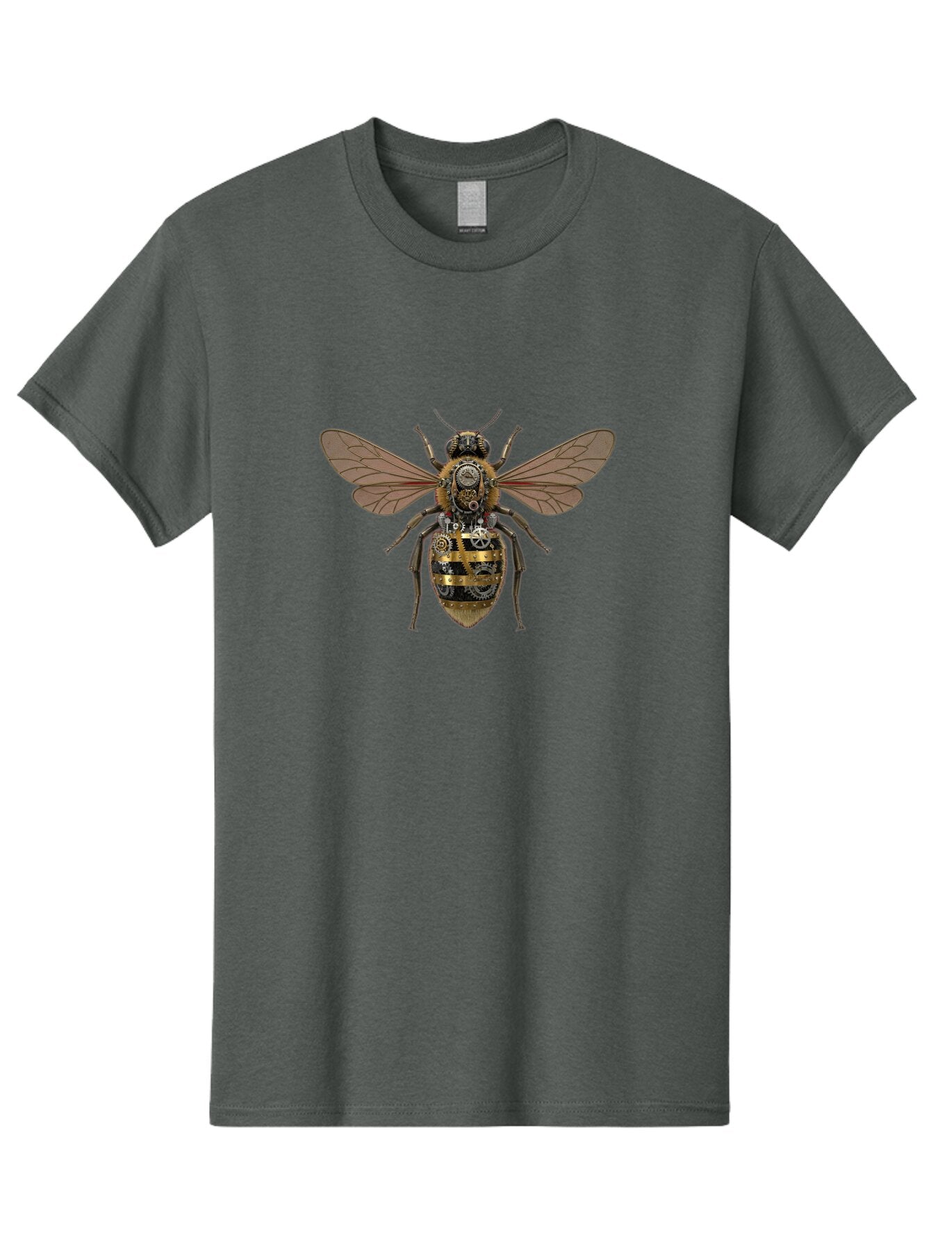 Steampunk-Bee Men'S Graphic Tee, 100% Cotton, Comfortable Casual Summer Wear, Machine Washable, Vintage Camera, Old Camera, Antique Camera, Black Camera, Classic Photography, Photography Equipment, Nostalgic Device, Film Camera, Camera Art Ban613 6