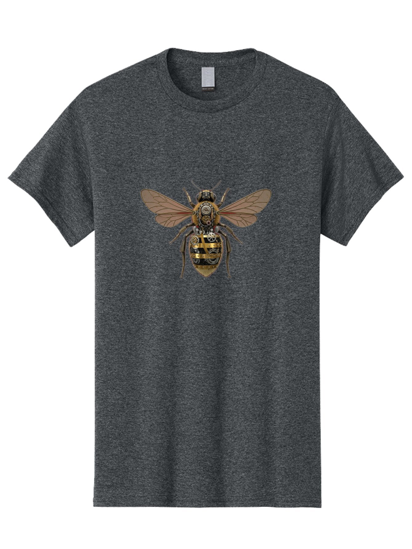 Steampunk-Bee Men'S Graphic Tee, 100% Cotton, Comfortable Casual Summer Wear, Machine Washable, Vintage Camera, Old Camera, Antique Camera, Black Camera, Classic Photography, Photography Equipment, Nostalgic Device, Film Camera, Camera Art Ban613 3