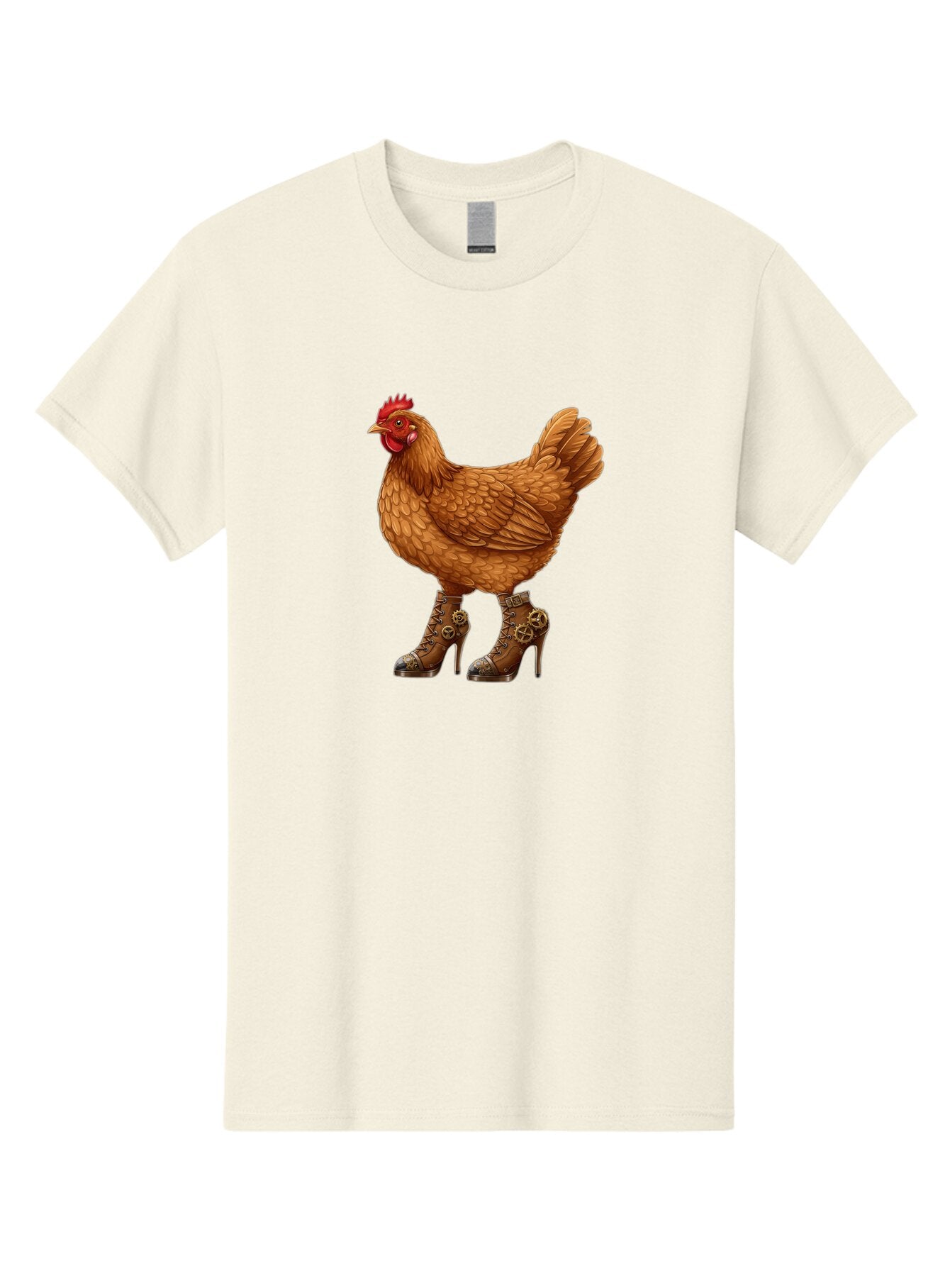 Steampunk-Chicken Men'S Graphic Tee, 100% Cotton, Comfortable Casual Summer Wear, Machine Washable, Vintage Camera, Old Camera, Antique Camera, Black Camera, Classic Photography, Photography Equipment, Nostalgic Device, Film Camera, Camera Art Ban617 4