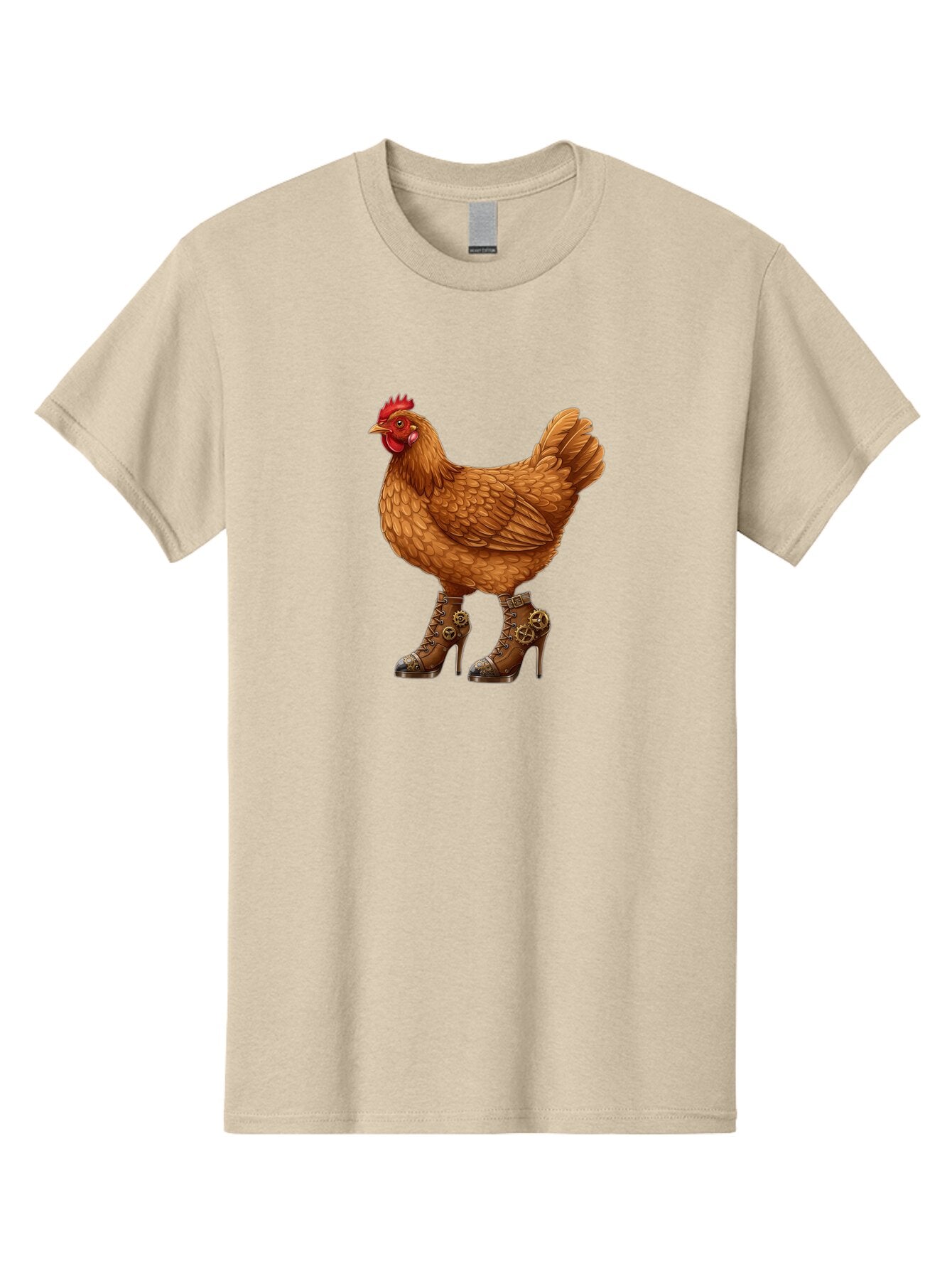 Steampunk-Chicken Men'S Graphic Tee, 100% Cotton, Comfortable Casual Summer Wear, Machine Washable, Vintage Camera, Old Camera, Antique Camera, Black Camera, Classic Photography, Photography Equipment, Nostalgic Device, Film Camera, Camera Art Ban617 10