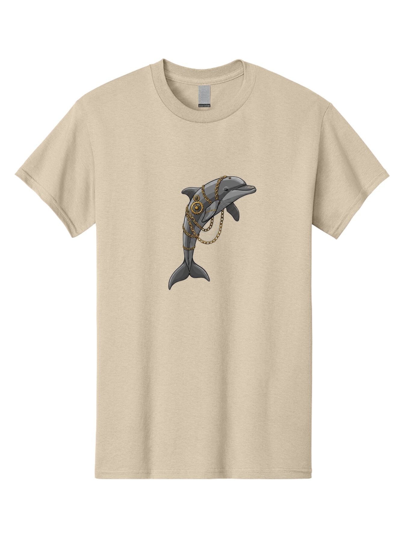 Steampunk-Dolphin Men'S Graphic Tee, 100% Cotton, Comfortable Casual Summer Wear, Machine Washable, Vintage Camera, Old Camera, Antique Camera, Black Camera, Classic Photography, Photography Equipment, Nostalgic Device, Film Camera, Camera Art Ban618 8