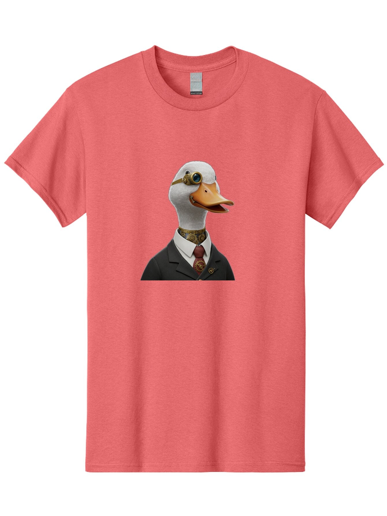 Steampunk-Duck Men'S Graphic Tee, 100% Cotton, Comfortable Casual Summer Wear, Machine Washable, Vintage Camera, Old Camera, Antique Camera, Black Camera, Classic Photography, Photography Equipment, Nostalgic Device, Film Camera, Camera Art Ban619 10