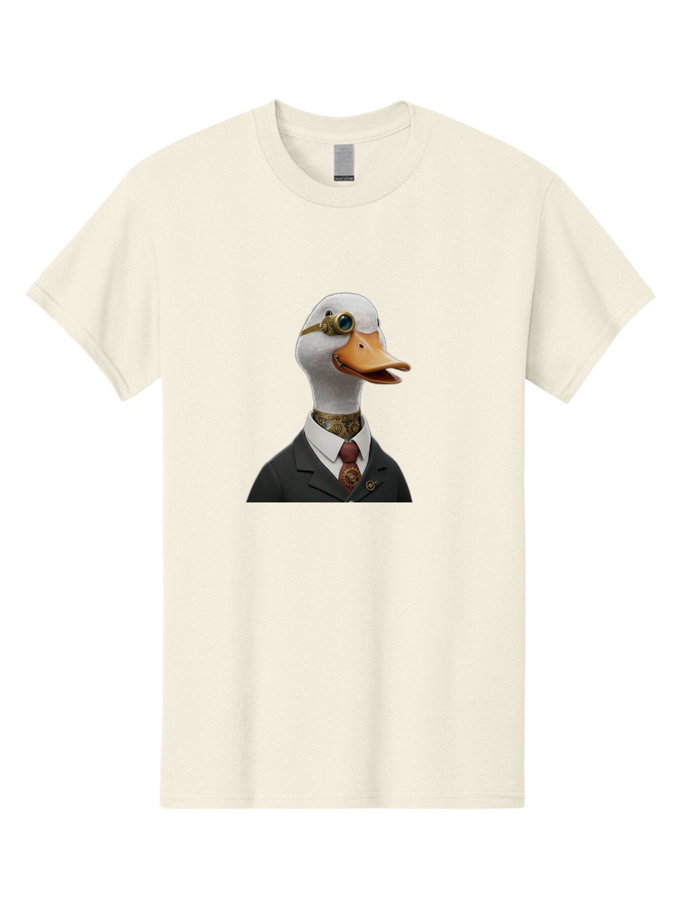 Steampunk-Duck Men'S Graphic Tee, 100% Cotton, Comfortable Casual Summer Wear, Machine Washable, Vintage Camera, Old Camera, Antique Camera, Black Camera, Classic Photography, Photography Equipment, Nostalgic Device, Film Camera, Camera Art Ban619 6