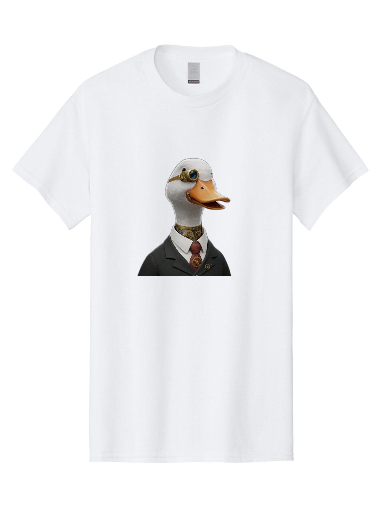 Steampunk-Duck Men'S Graphic Tee, 100% Cotton, Comfortable Casual Summer Wear, Machine Washable, Vintage Camera, Old Camera, Antique Camera, Black Camera, Classic Photography, Photography Equipment, Nostalgic Device, Film Camera, Camera Art Ban619 14