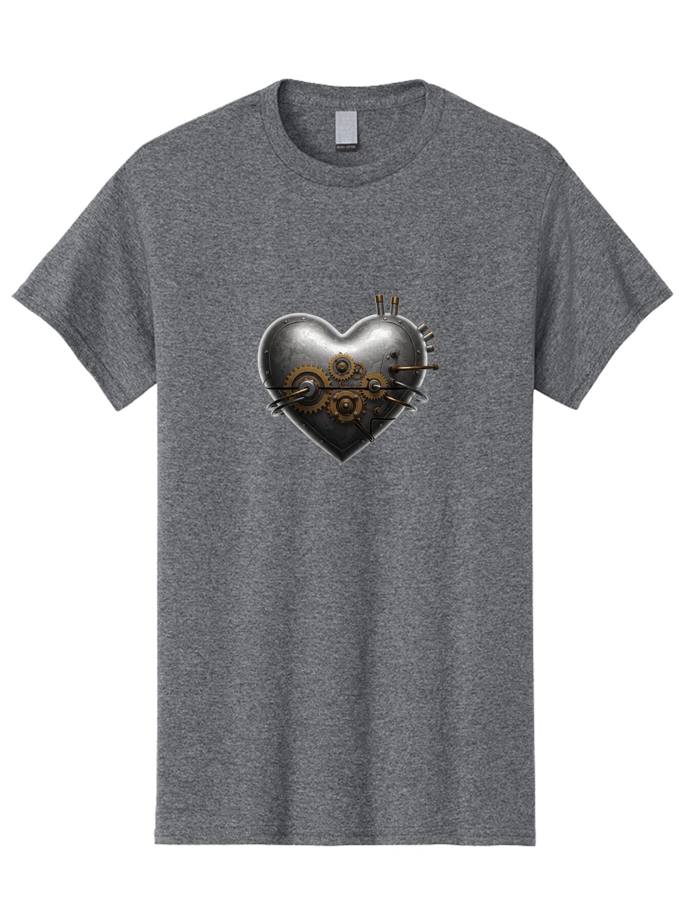 Steampunk-Heart Men'S Graphic Tee, 100% Cotton, Comfortable Casual Summer Wear, Machine Washable, Vintage Camera, Old Camera, Antique Camera, Black Camera, Classic Photography, Photography Equipment, Nostalgic Device, Film Camera, Camera Art Ban621 10