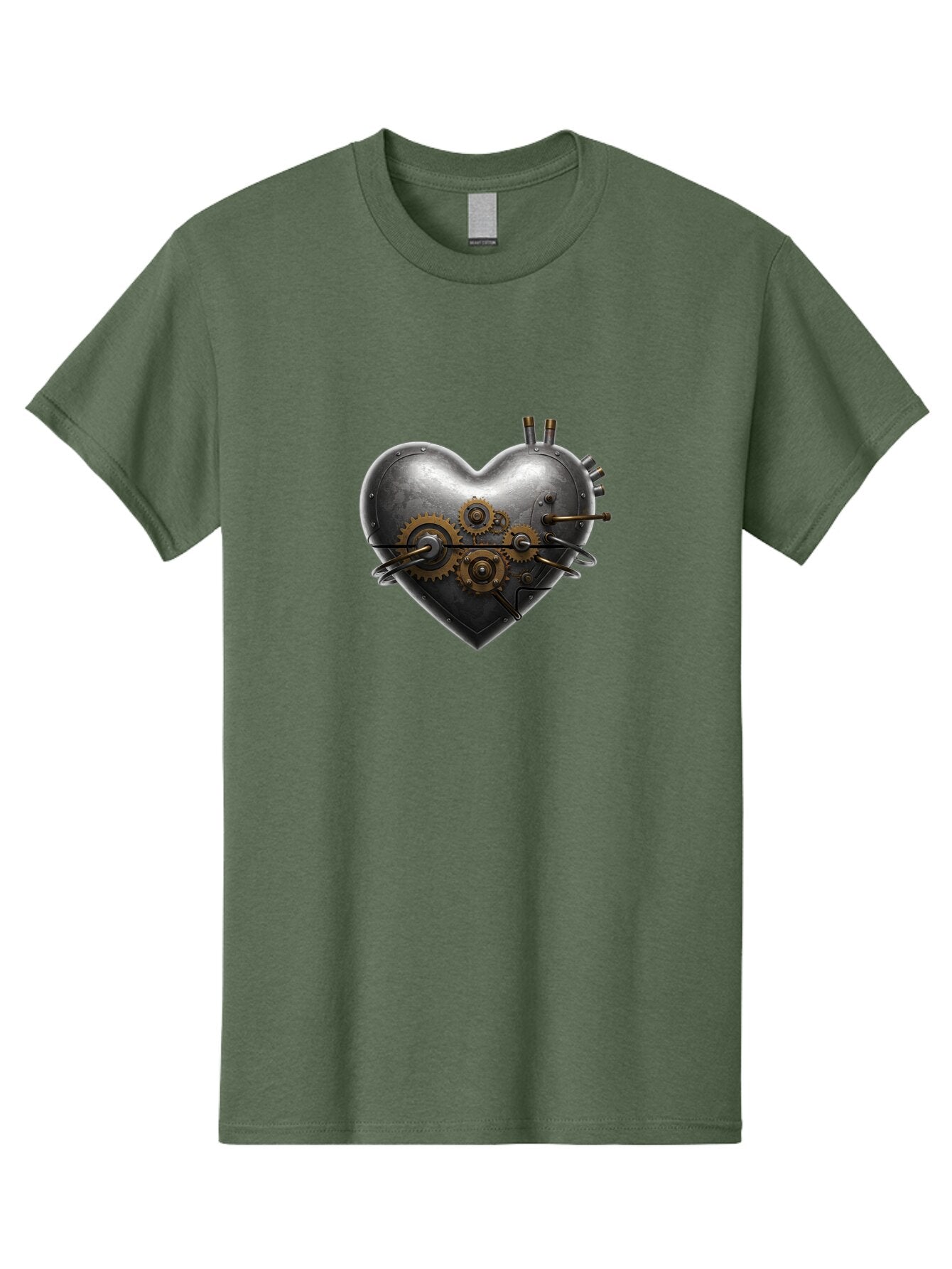 Steampunk-Heart Men'S Graphic Tee, 100% Cotton, Comfortable Casual Summer Wear, Machine Washable, Vintage Camera, Old Camera, Antique Camera, Black Camera, Classic Photography, Photography Equipment, Nostalgic Device, Film Camera, Camera Art Ban621 15