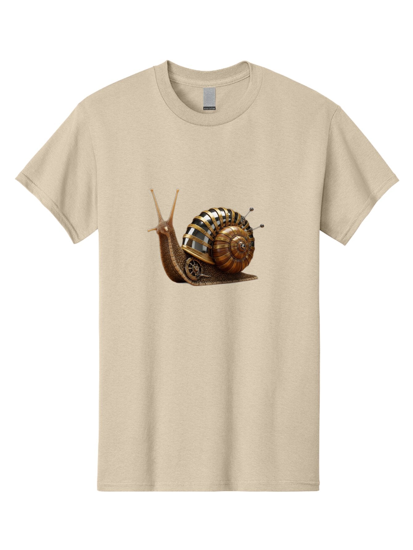 Steampunk-Snail Men'S Graphic Tee, 100% Cotton, Comfortable Casual Summer Wear, Machine Washable, Vintage Camera, Old Camera, Antique Camera, Black Camera, Classic Photography, Photography Equipment, Nostalgic Device, Film Camera, Camera Art Ban625 9
