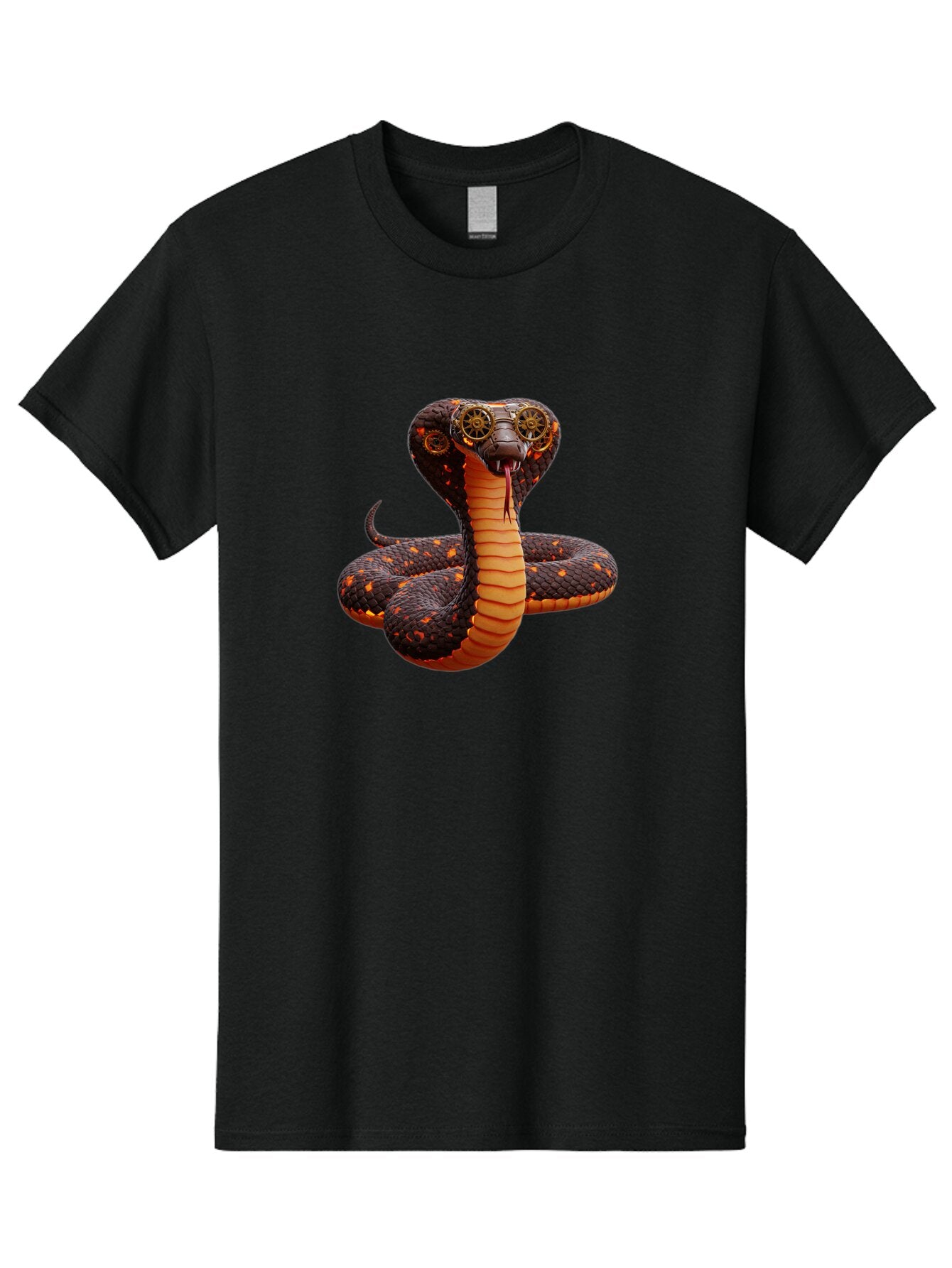 Steampunk-Snake Men'S Graphic Tee, 100% Cotton, Comfortable Casual Summer Wear, Machine Washable, Vintage Camera, Old Camera, Antique Camera, Black Camera, Classic Photography, Photography Equipment, Nostalgic Device, Film Camera, Camera Art Ban626 10