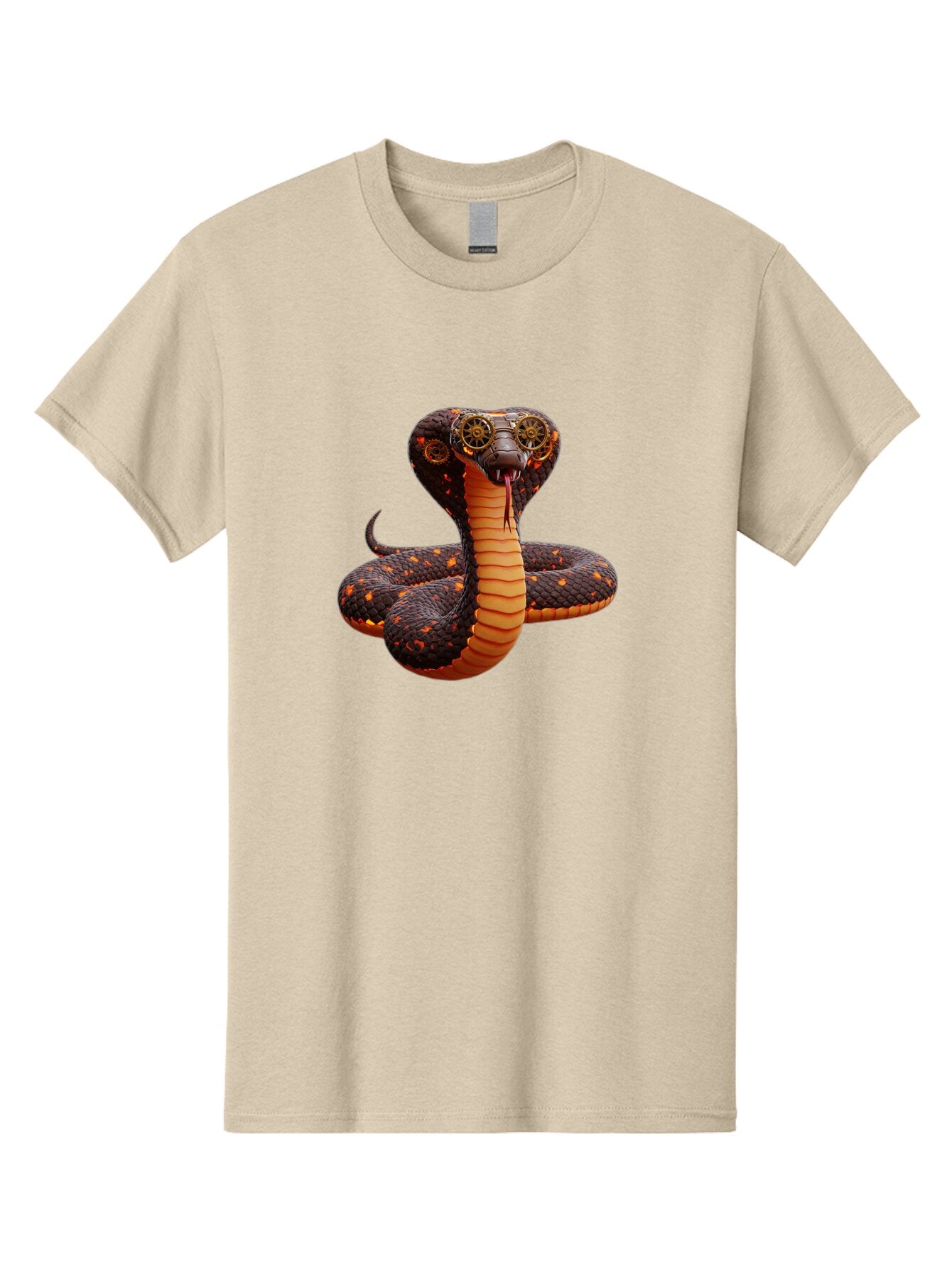 Steampunk-Snake Men'S Graphic Tee, 100% Cotton, Comfortable Casual Summer Wear, Machine Washable, Vintage Camera, Old Camera, Antique Camera, Black Camera, Classic Photography, Photography Equipment, Nostalgic Device, Film Camera, Camera Art Ban626 13