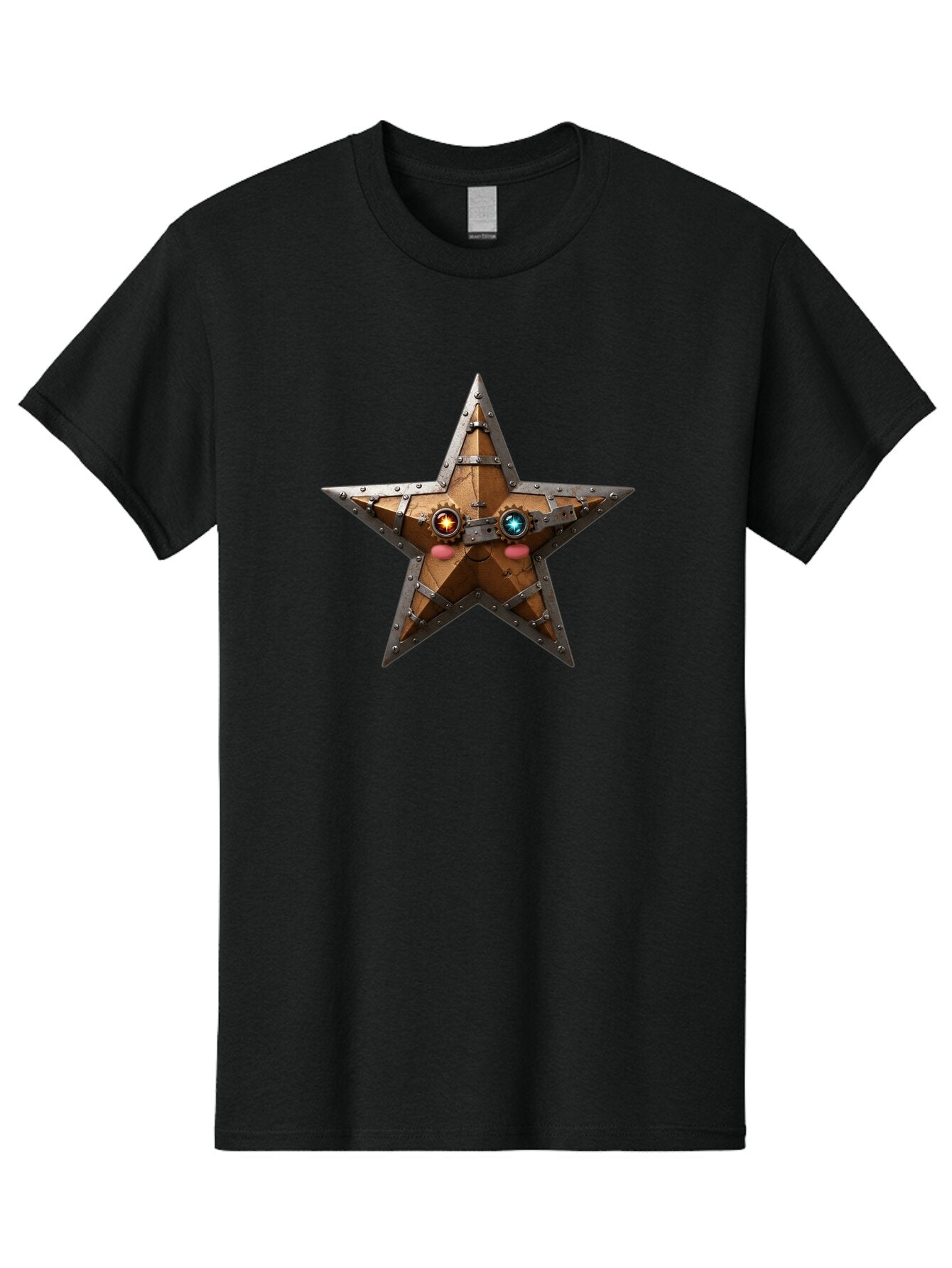 Steampunk-Star Men'S Graphic Tee, 100% Cotton, Comfortable Casual Summer Wear, Machine Washable, Vintage Camera, Old Camera, Antique Camera, Black Camera, Classic Photography, Photography Equipment, Nostalgic Device, Film Camera, Camera Art Ban628