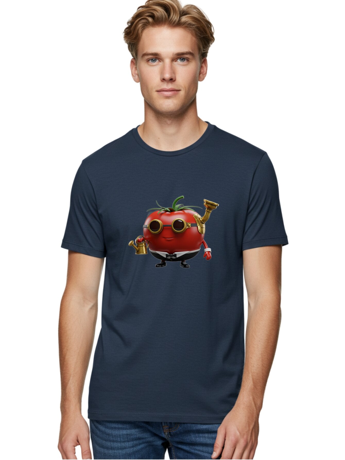 Steampunk-Tomato Men'S Graphic Tee, 100% Cotton, Comfortable Casual Summer Wear, Machine Washable, Vintage Camera, Old Camera, Antique Camera, Black Camera, Classic Photography, Photography Equipment, Nostalgic Device, Film Camera, Camera Art Ban632 27