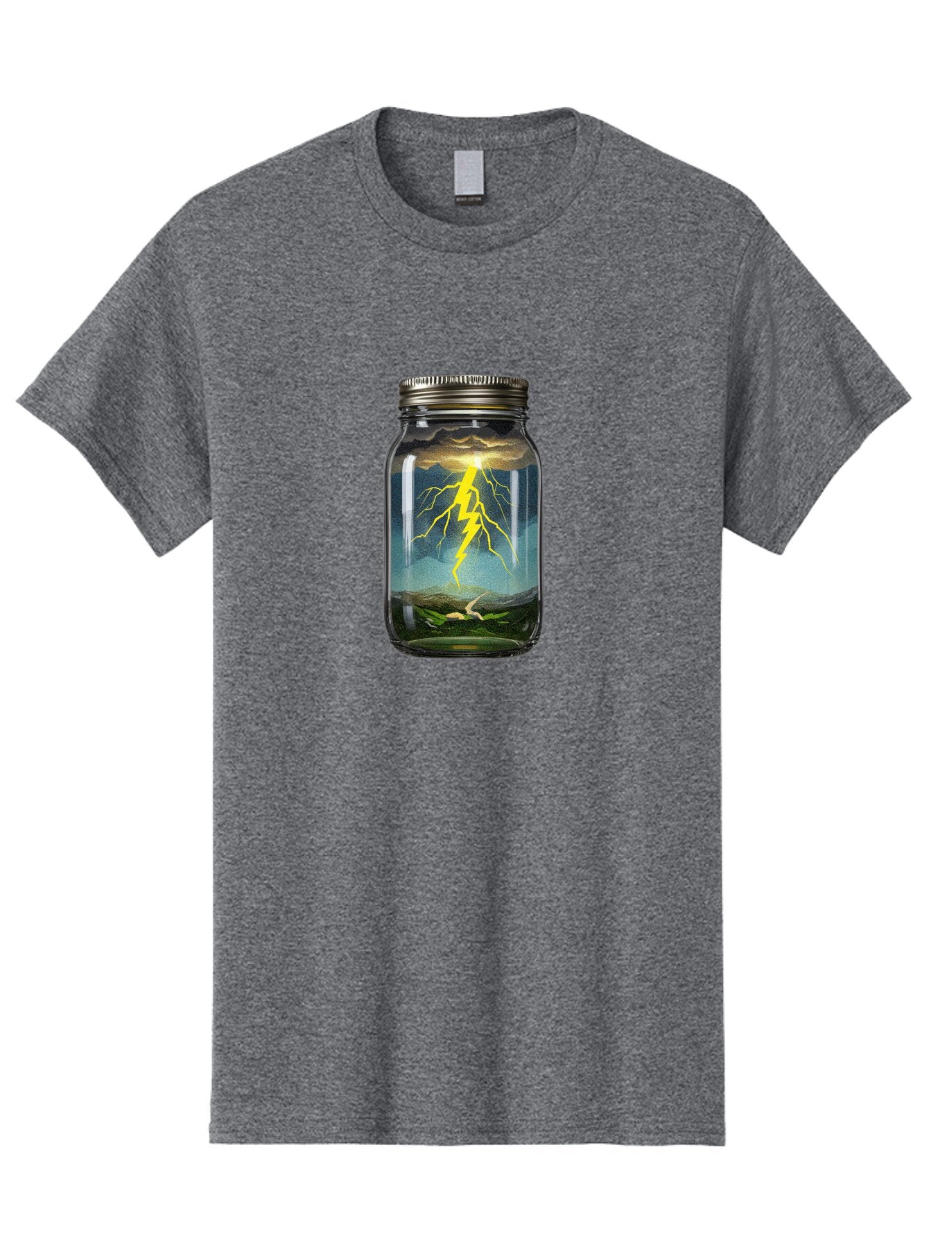 Storm-In-Jar-2 Men'S Graphic Tee, 100% Cotton, Comfortable Casual Summer Wear, Machine Washable, Vintage Camera, Old Camera, Antique Camera, Black Camera, Classic Photography, Photography Equipment, Nostalgic Device, Film Camera, Camera Art Ban640 9
