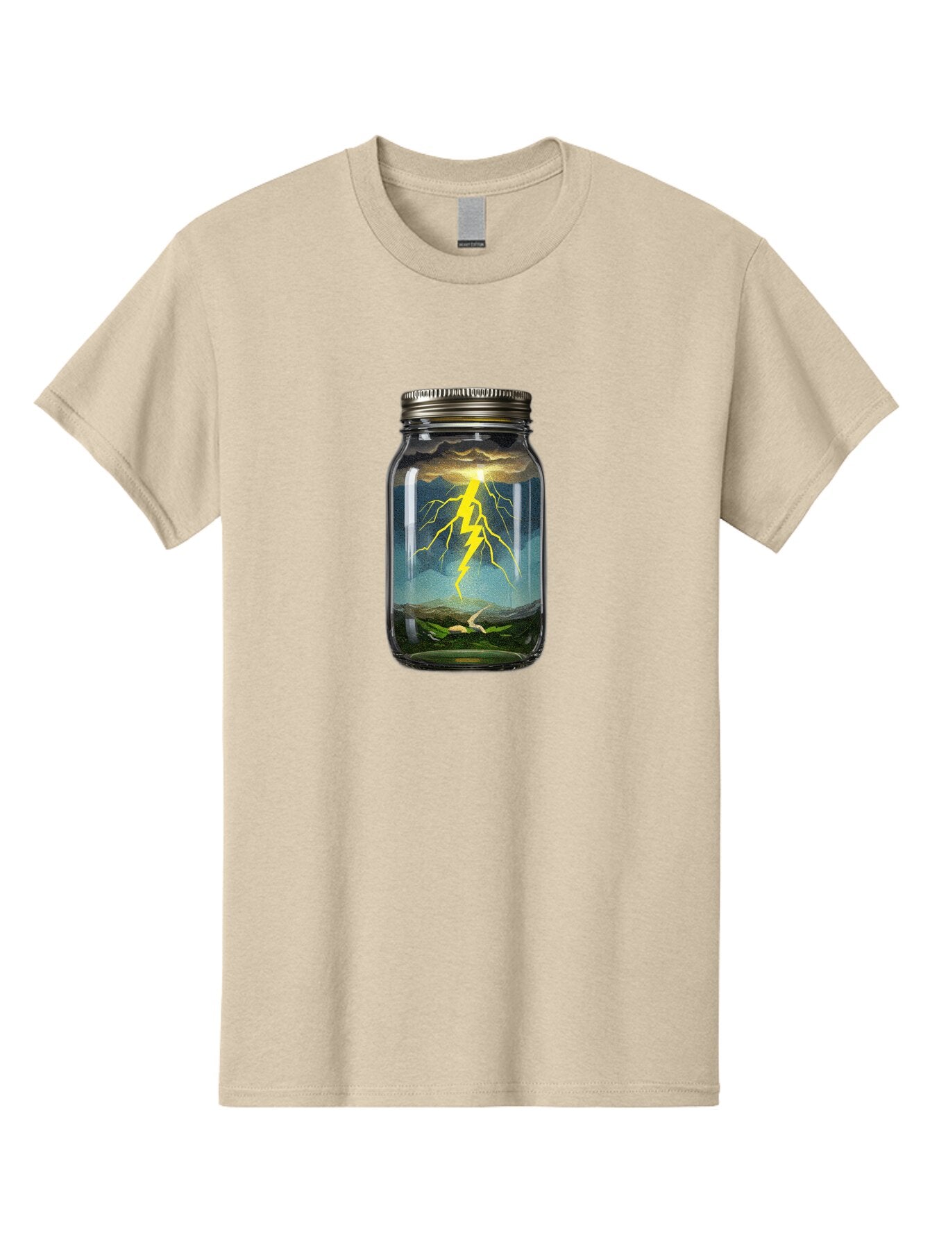 Storm-In-Jar-2 Men'S Graphic Tee, 100% Cotton, Comfortable Casual Summer Wear, Machine Washable, Vintage Camera, Old Camera, Antique Camera, Black Camera, Classic Photography, Photography Equipment, Nostalgic Device, Film Camera, Camera Art Ban640 3