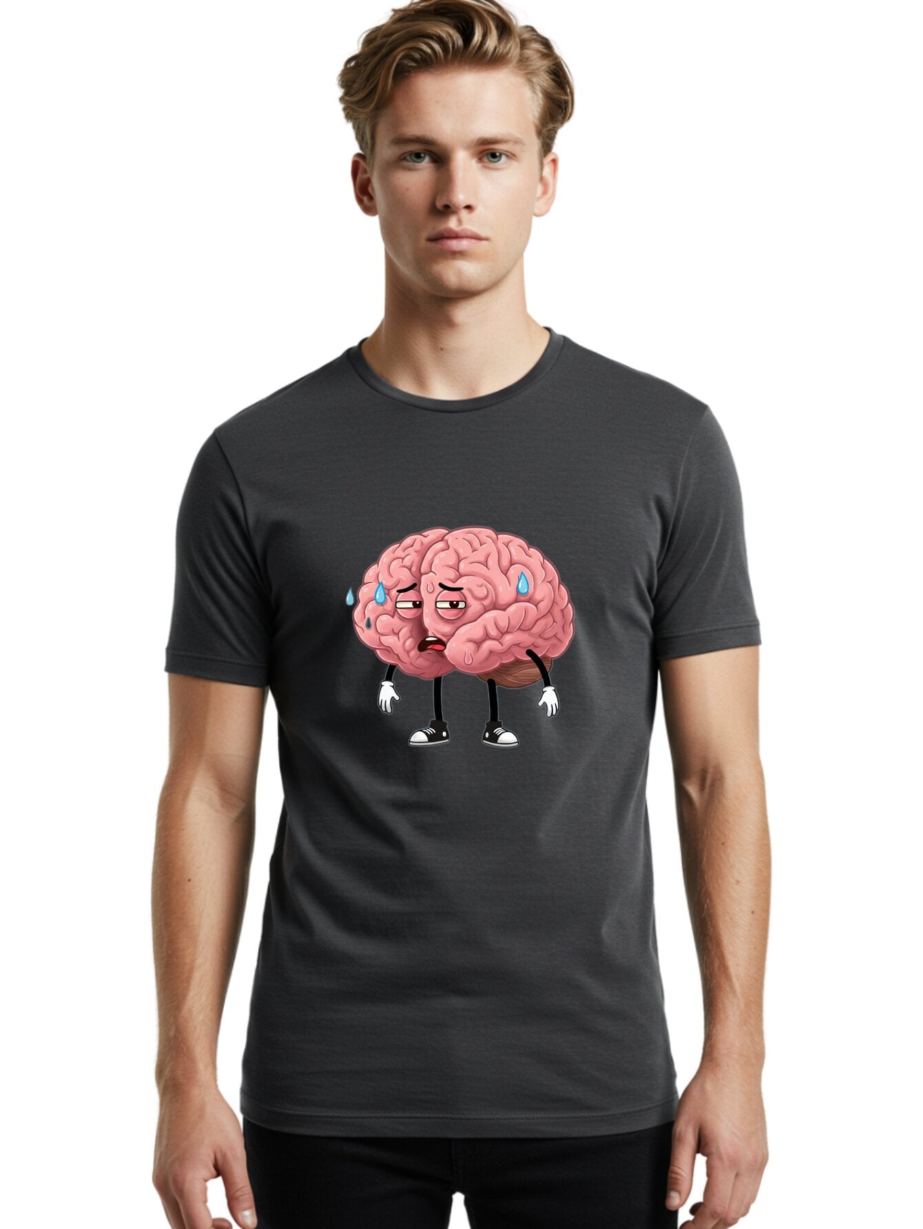 Stressed-Brain Men'S Graphic Tee, 100% Cotton, Comfortable Casual Summer Wear, Machine Washable, Vintage Camera, Old Camera, Antique Camera, Black Camera, Classic Photography, Photography Equipment, Nostalgic Device, Film Camera, Camera Art Ban645 17