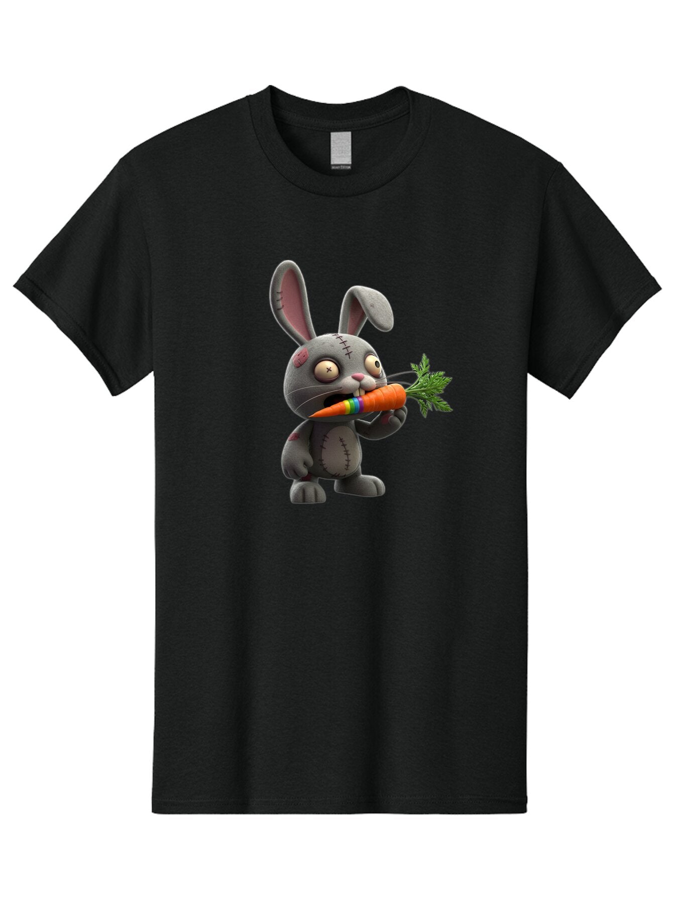 Stuffed-Bunny-Eating-Carrot Men'S Graphic Tee, 100% Cotton, Comfortable Casual Summer Wear, Machine Washable, Vintage Camera, Old Camera, Antique Camera, Black Camera, Classic Photography, Photography Equipment, Nostalgic Device, Film Camera, Ban647 3
