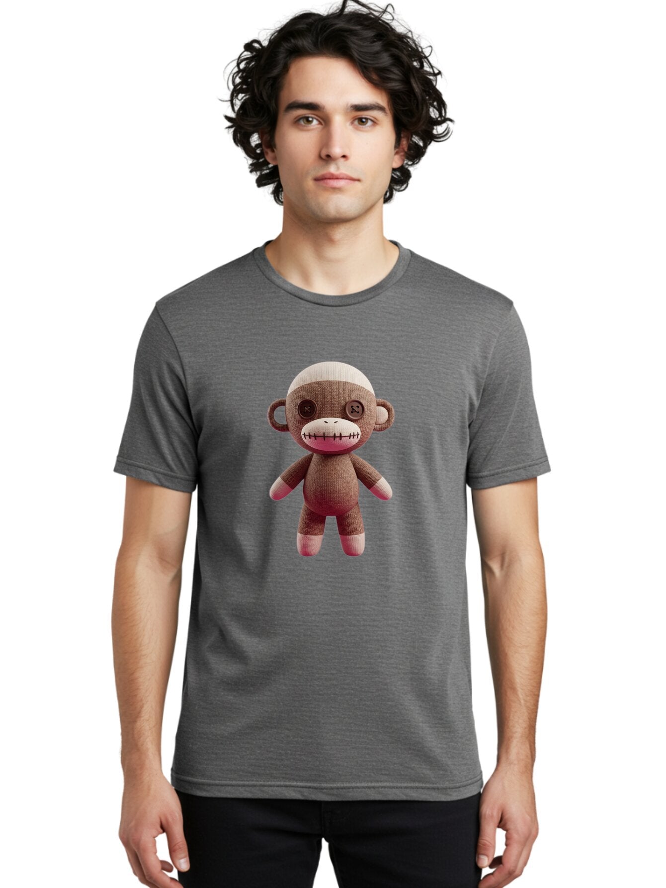 Stuffed-Monkey-Toy Men'S Graphic Tee, 100% Cotton, Comfortable Casual Summer Wear, Machine Washable, Vintage Camera, Old Camera, Antique Camera, Black Camera, Classic Photography, Photography Equipment, Nostalgic Device, Film Camera, Ban649 17